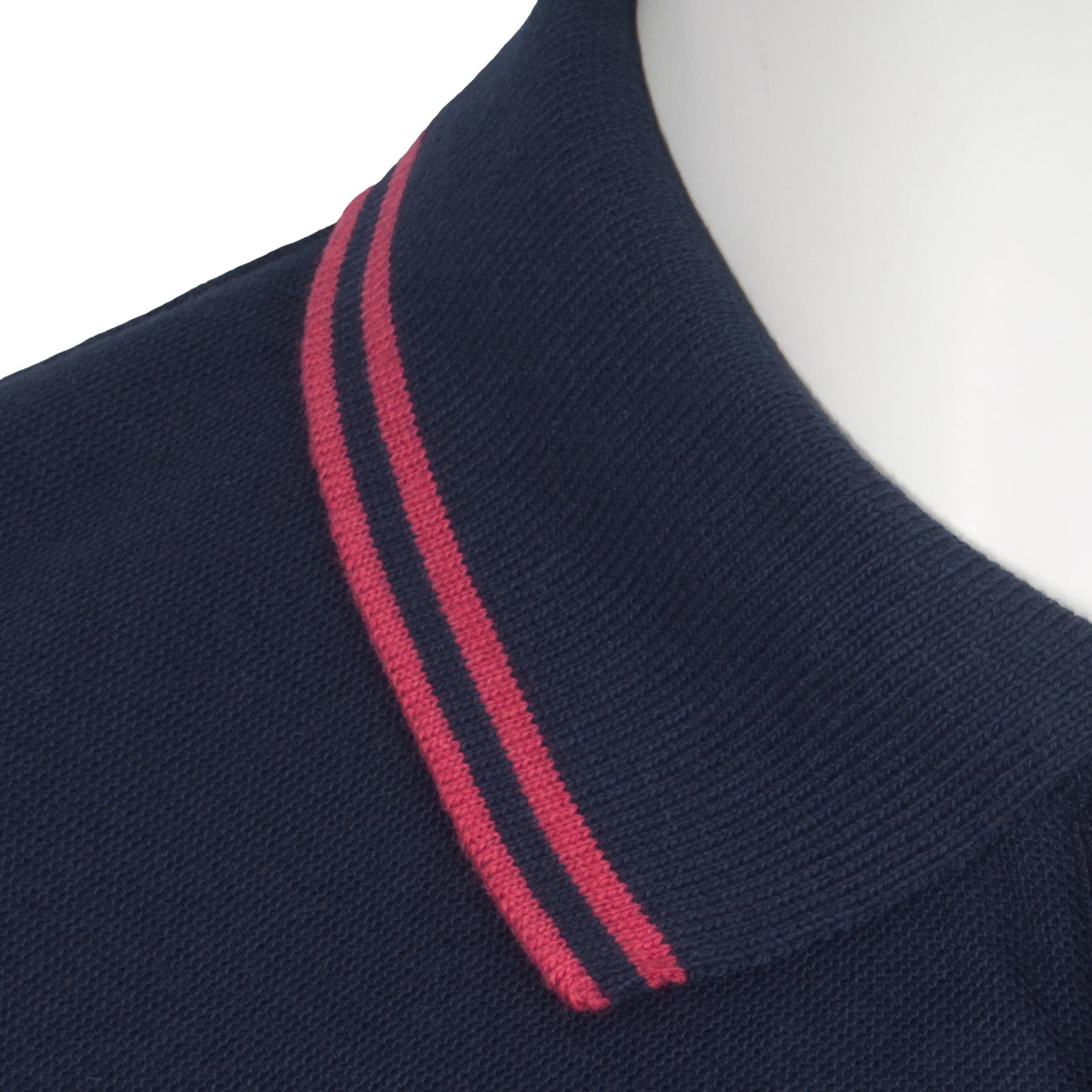FC Barcelona adults polo shirt in navy blue with FCB logo and 3D Barca text to chest