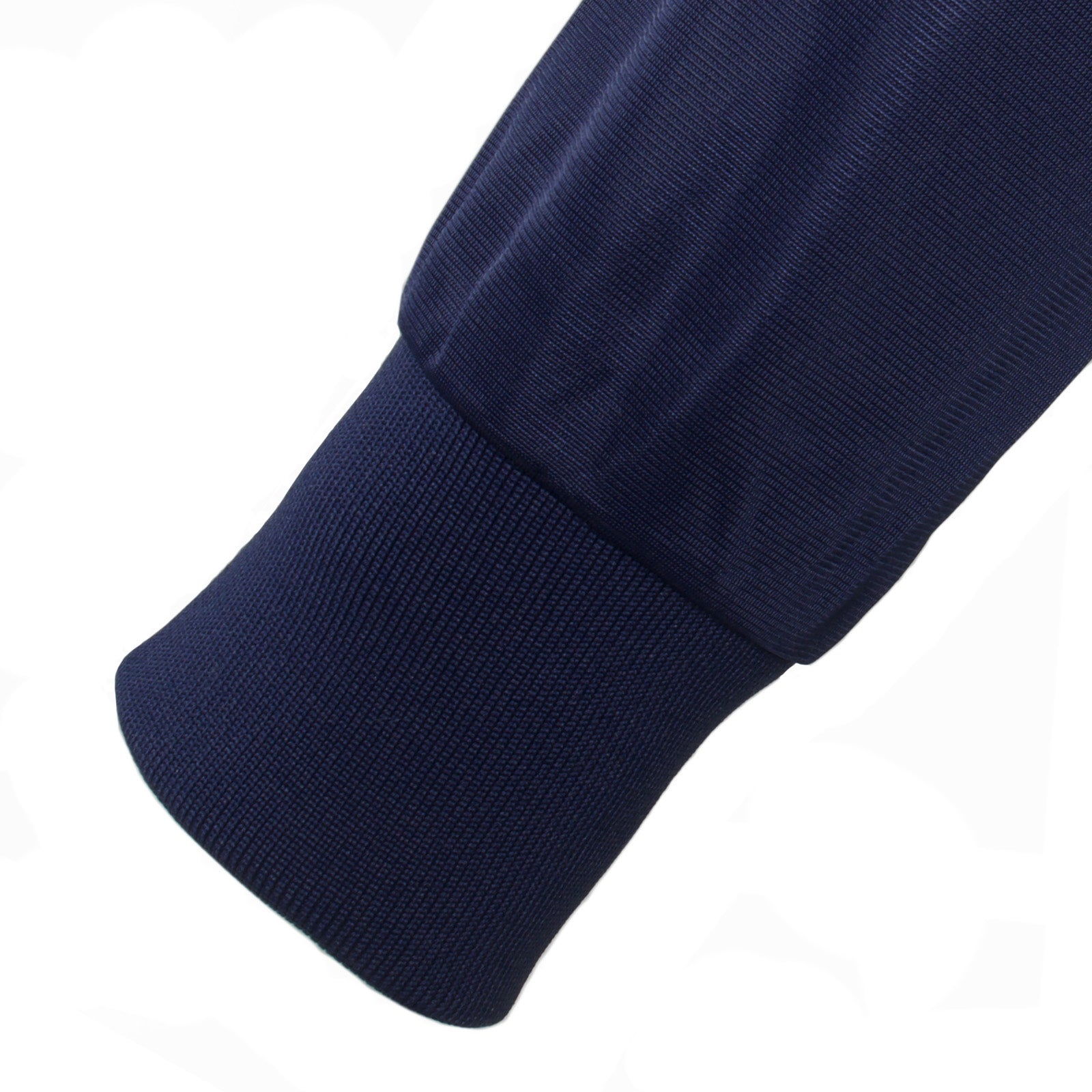 Chelsea adults track jacket in navy blue with retro crest on the chest.
