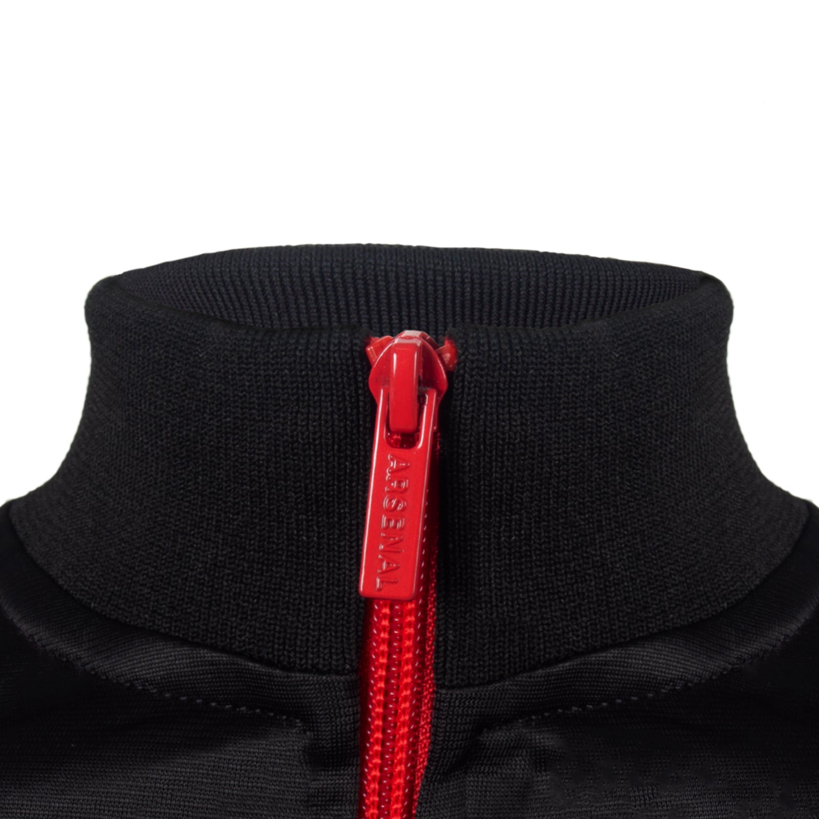 Arsenal kids retro track jacket in black with club crest to chest.