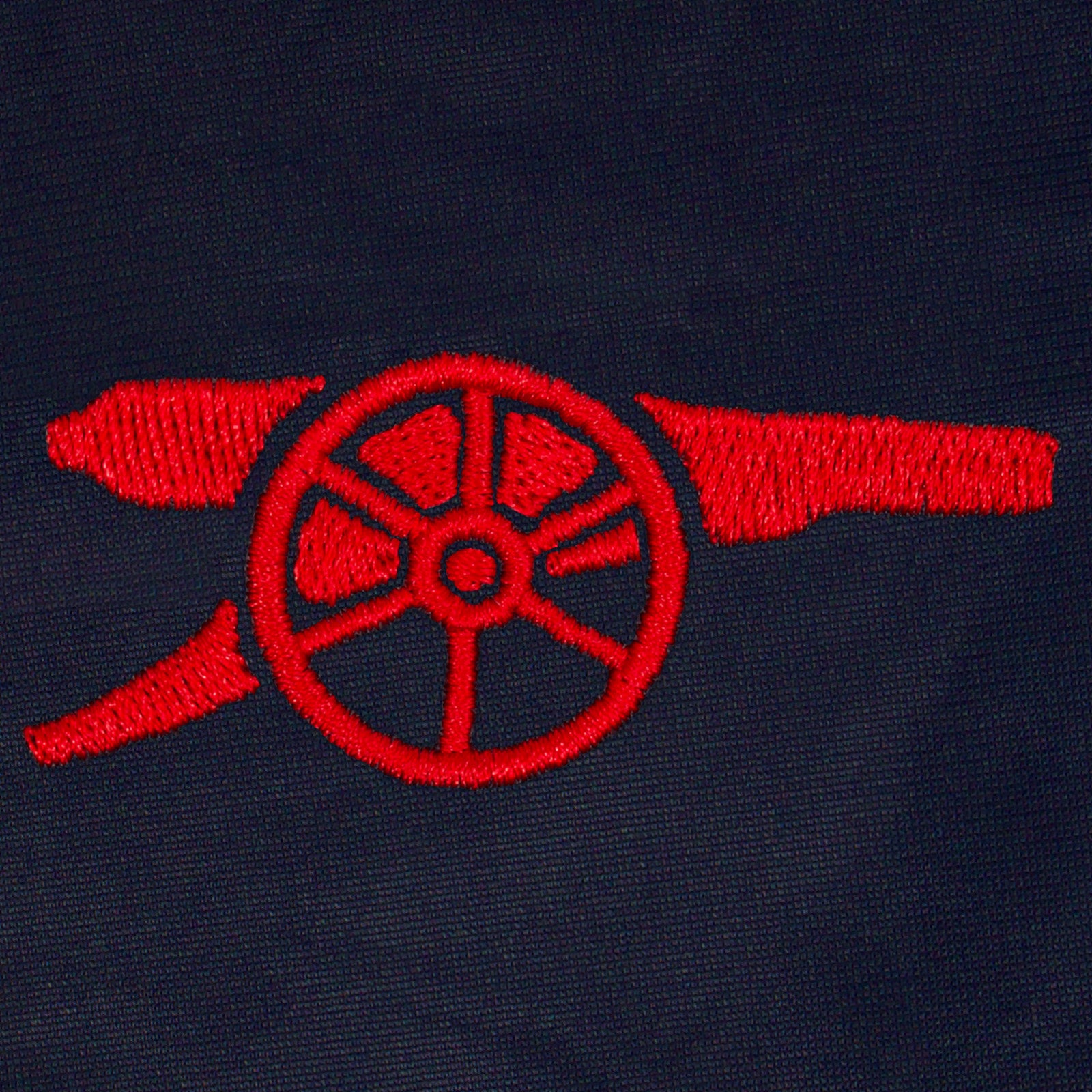 Arsenal kids retro track jacket in navy blue with club crest to chest.