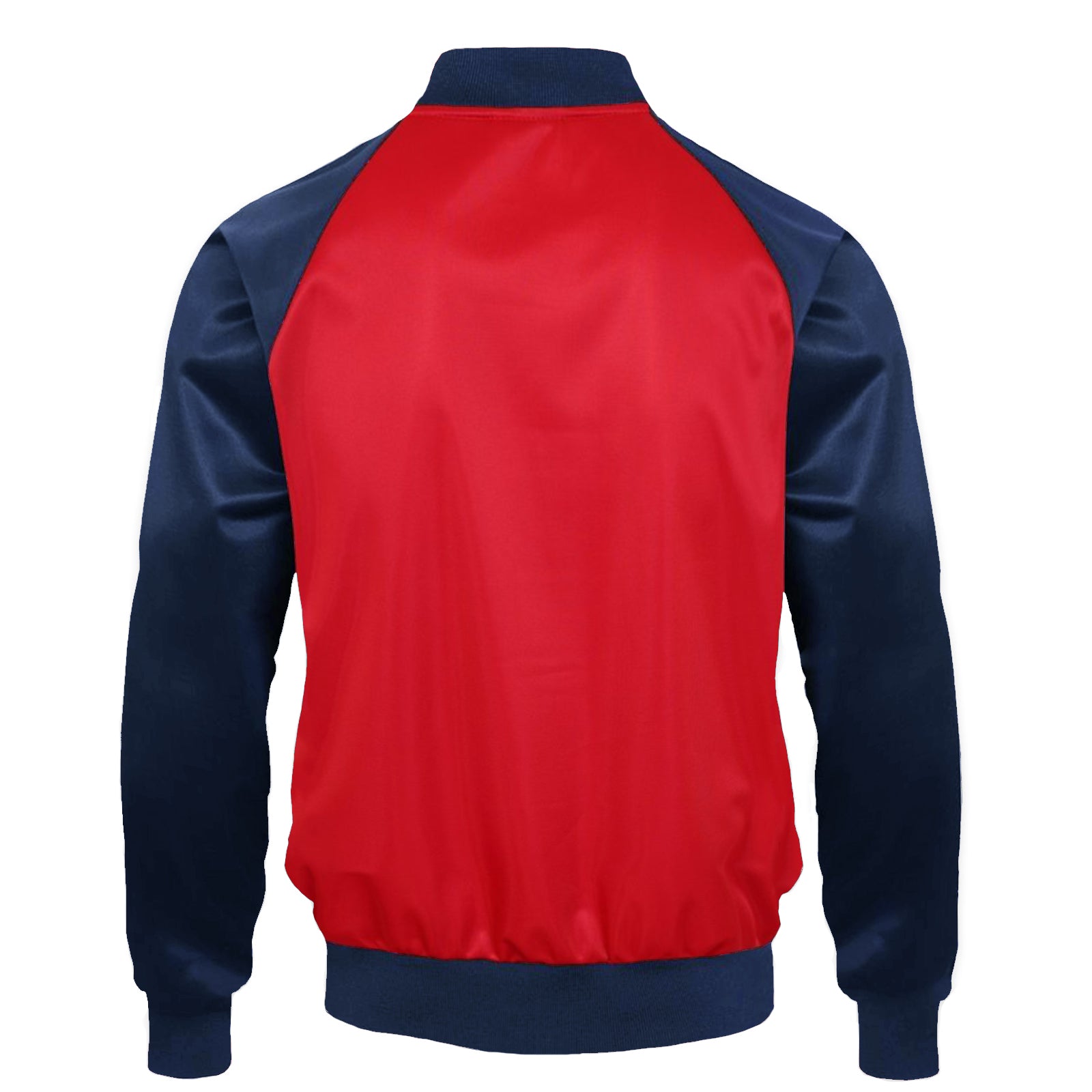 Arsenal adults retro track jacket in red with club crest to chest.