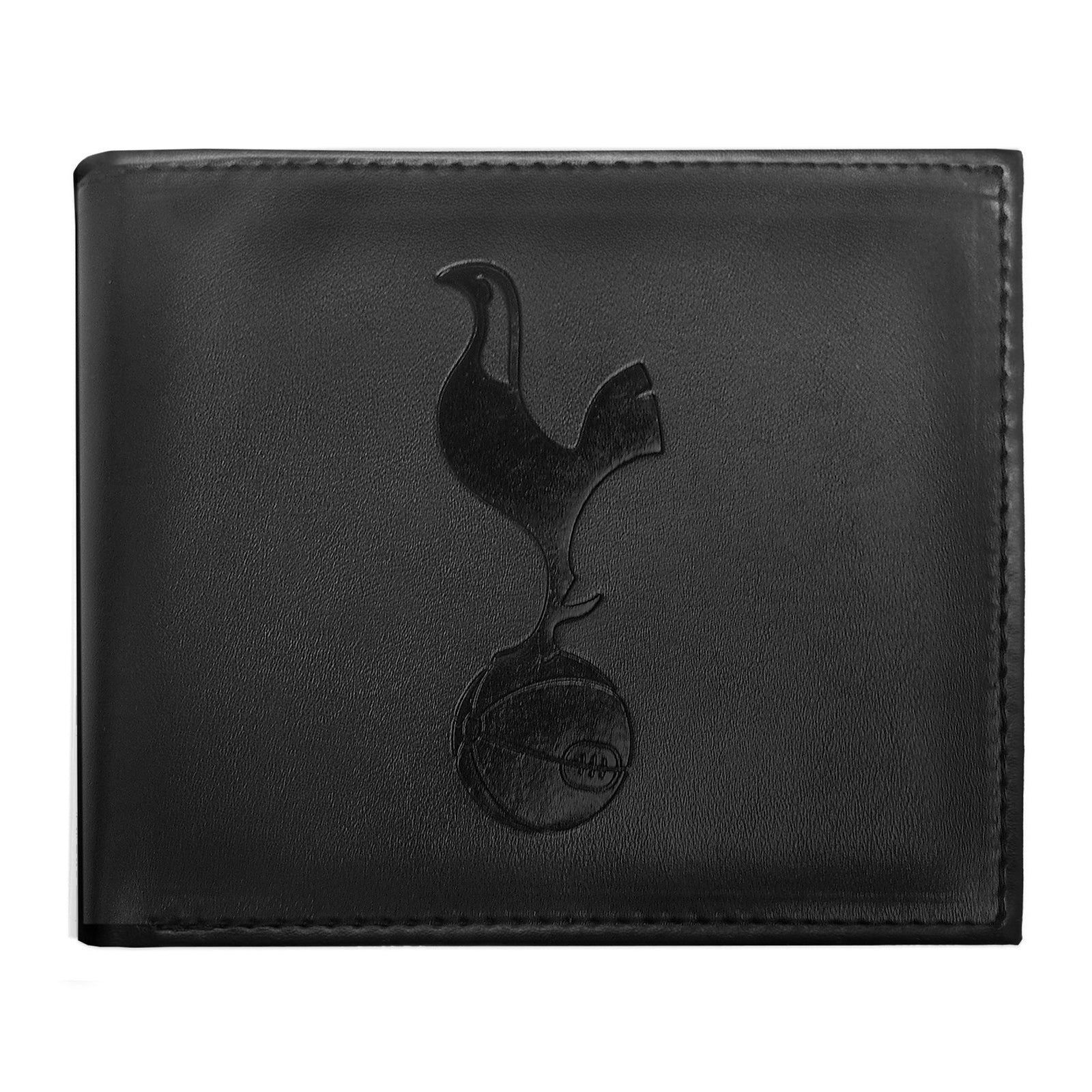 Spurs faux leather wallet in black with embossed club crest