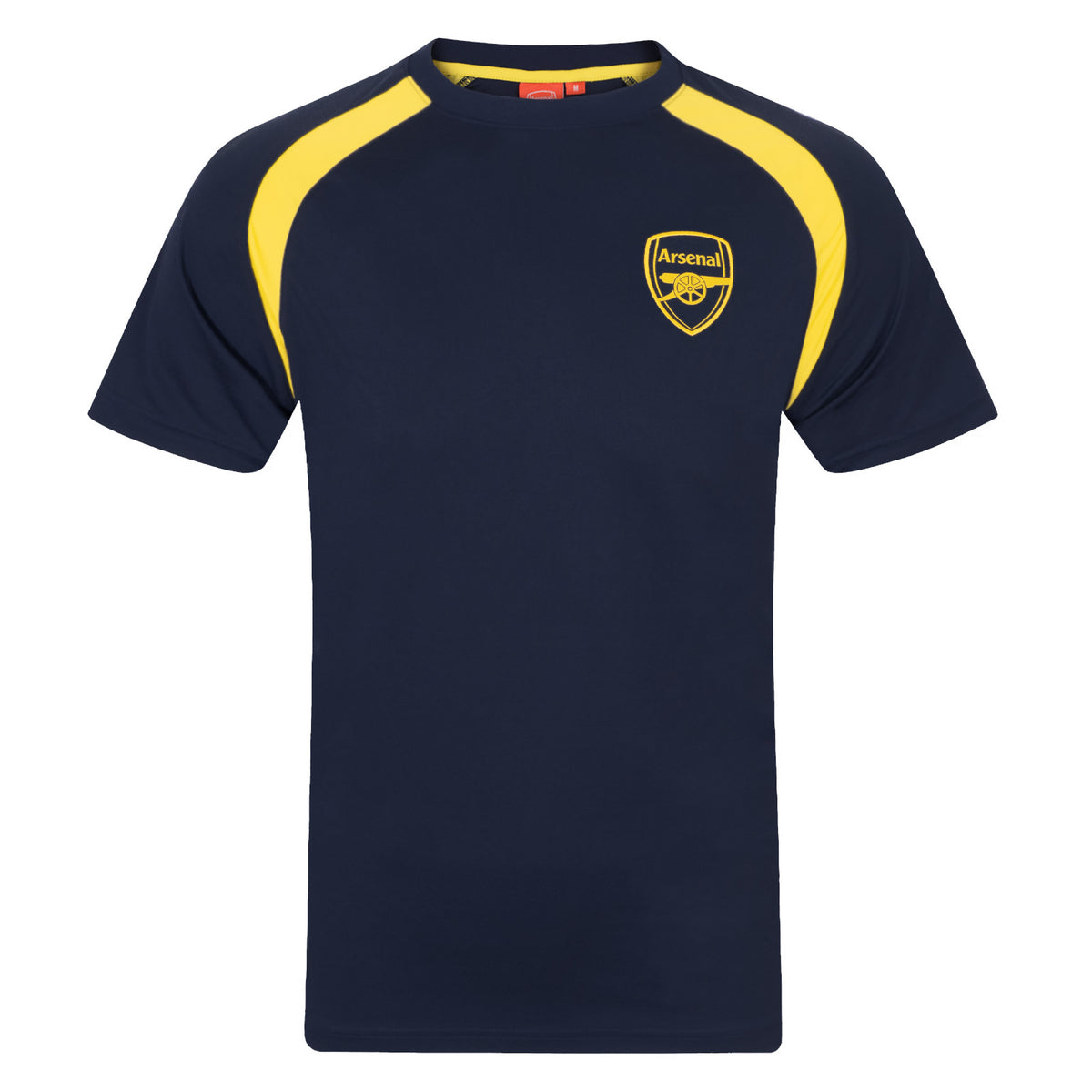 Arsenal adults T-shirt in black marl with club crest to chest