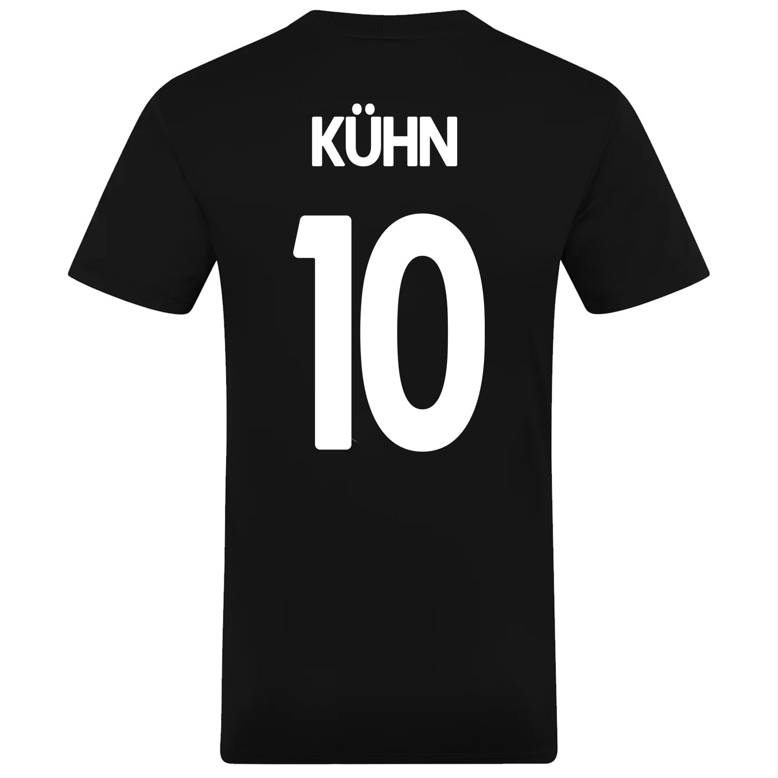 Celtic adults T-shirt in black & green stripe with club crest to chest