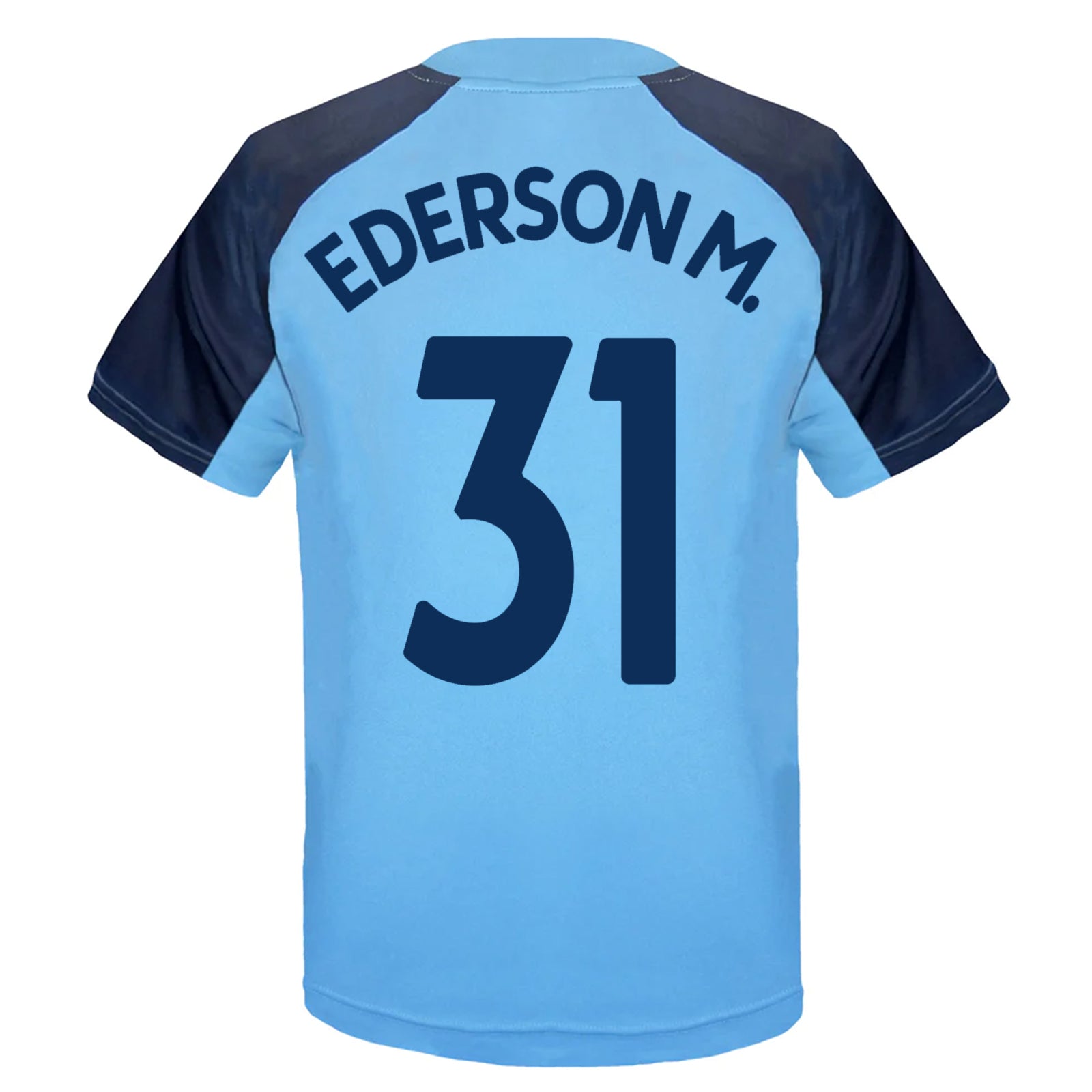 Man City kids T-shirt in sky blue with club crest to chest