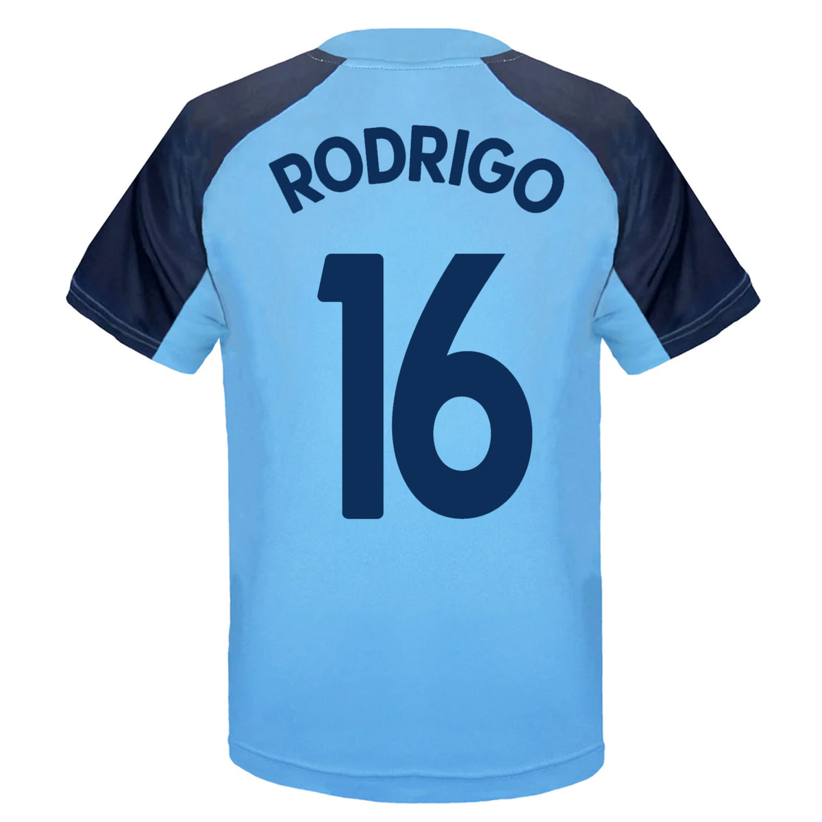 Man City kids T-shirt in sky blue with club crest to chest