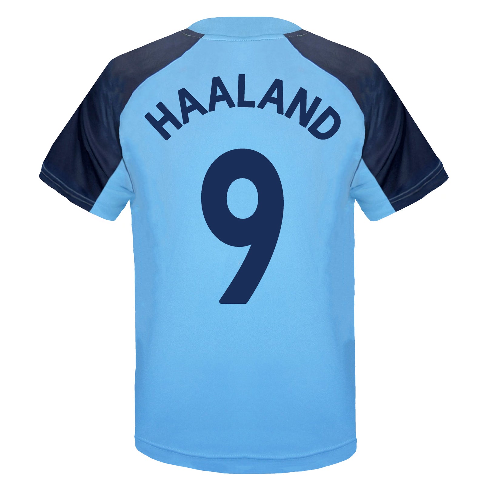 Man City kids T-shirt in sky blue with club crest to chest