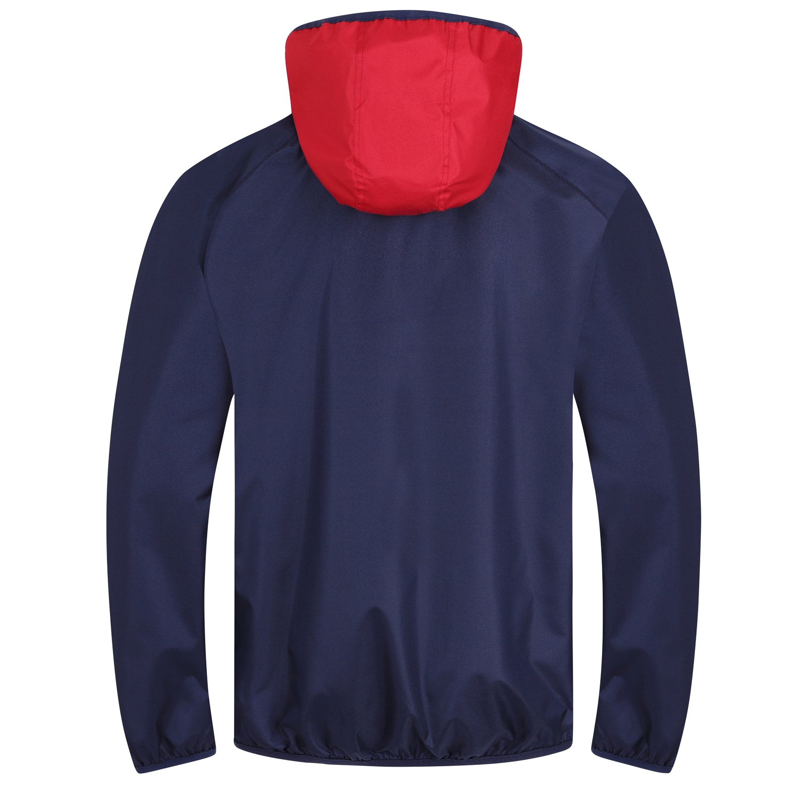 Arsenal kids shower jacket in navy blue with club crest to front.