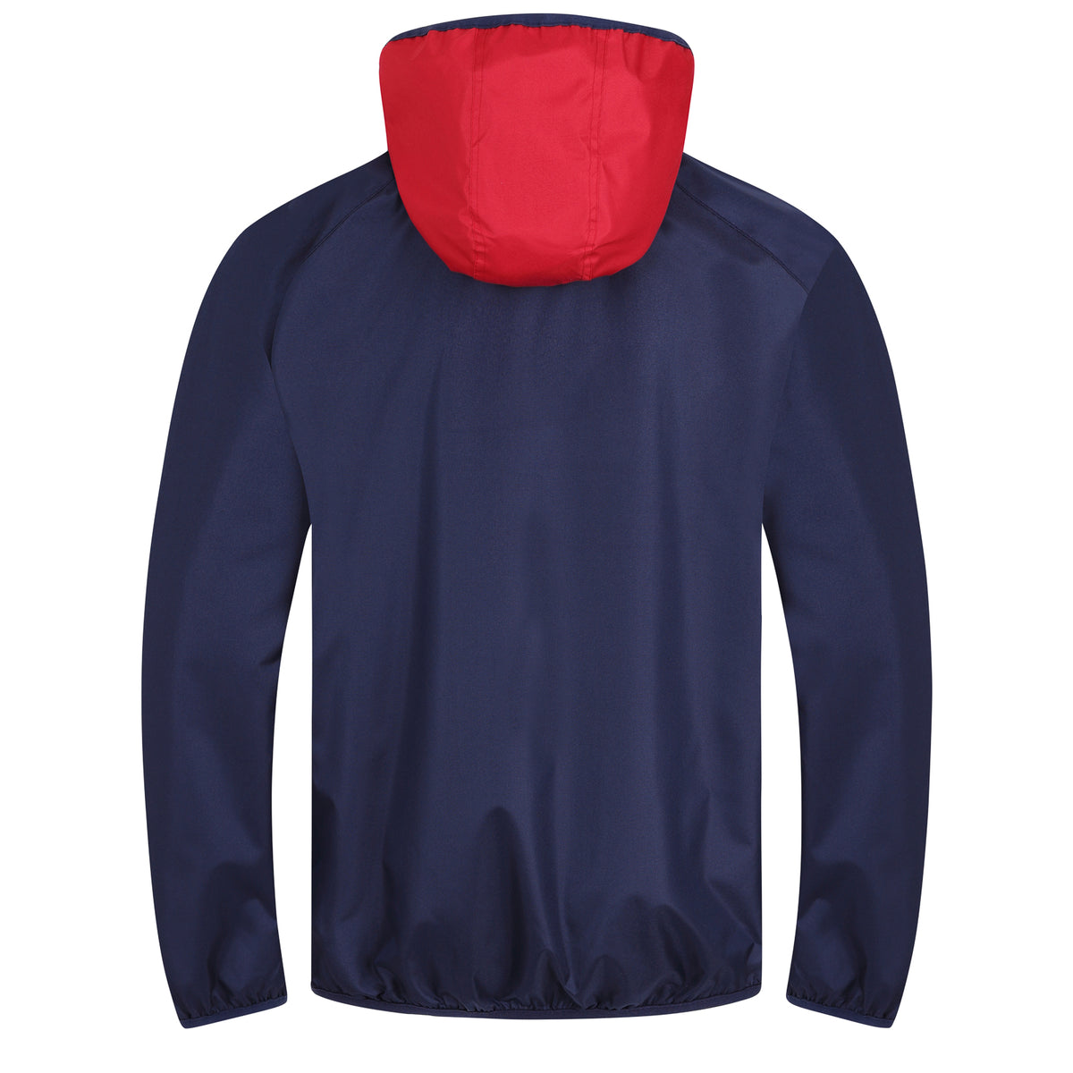 Arsenal kids shower jacket in navy blue with club crest to front.