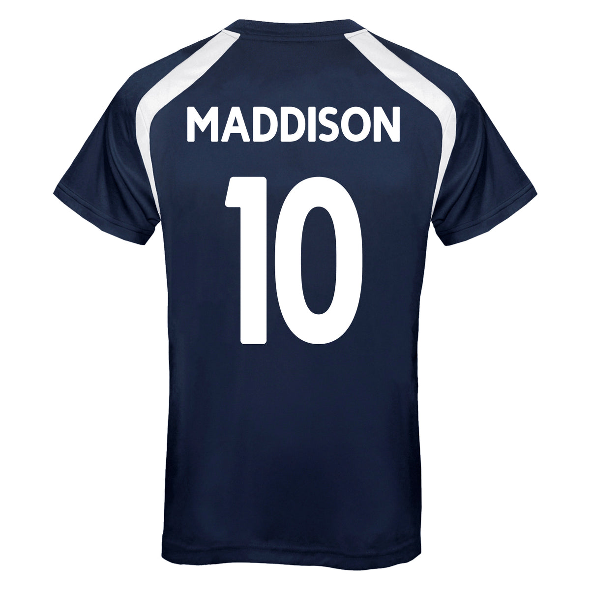 Spurs adults poly T-shirt in navy blue with club crest to chest
