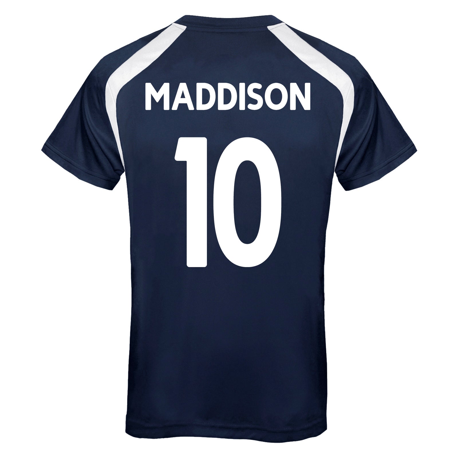 Spurs adults poly T-shirt in navy blue with club crest to chest