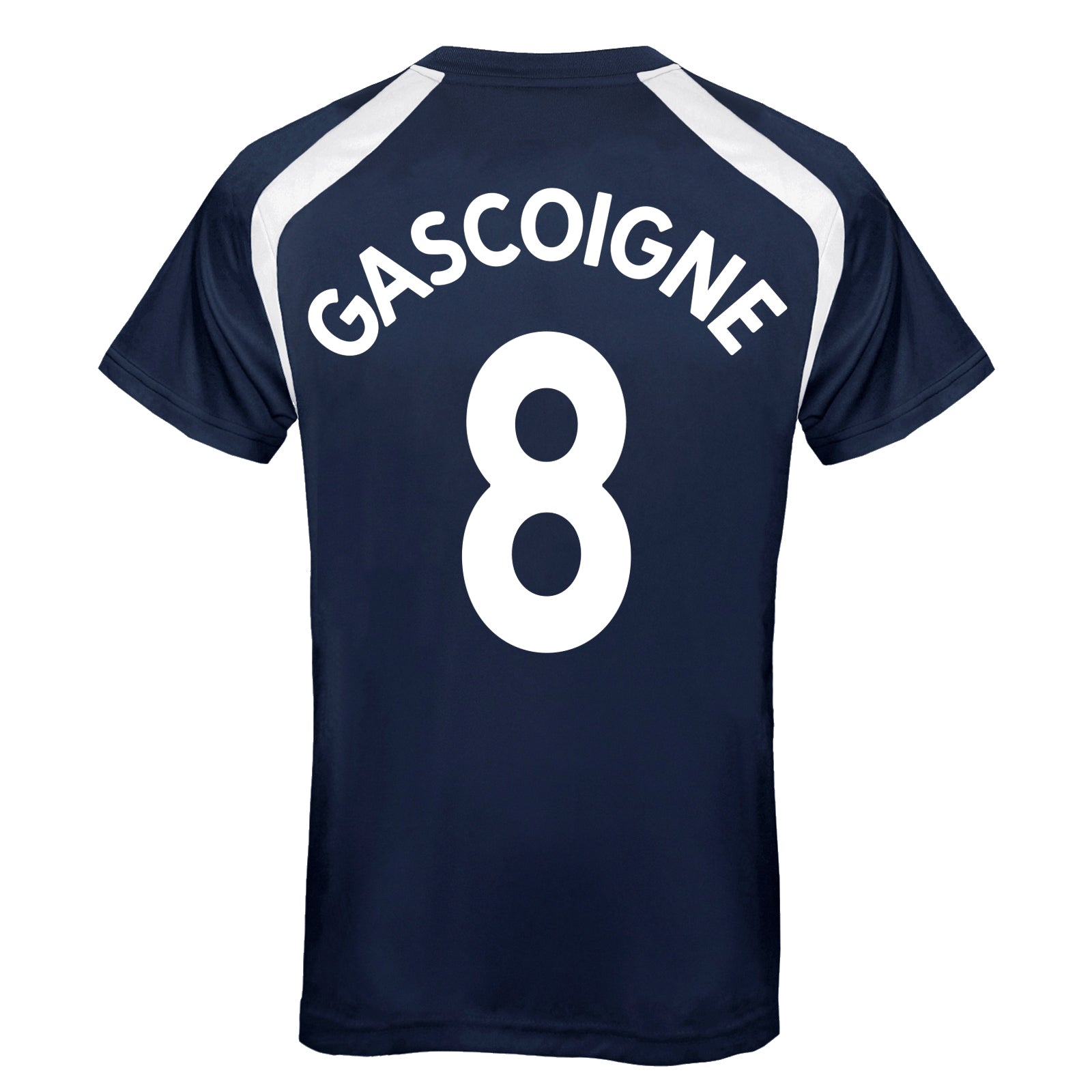 Spurs kids poly T-shirt in navy blue with club crest to chest