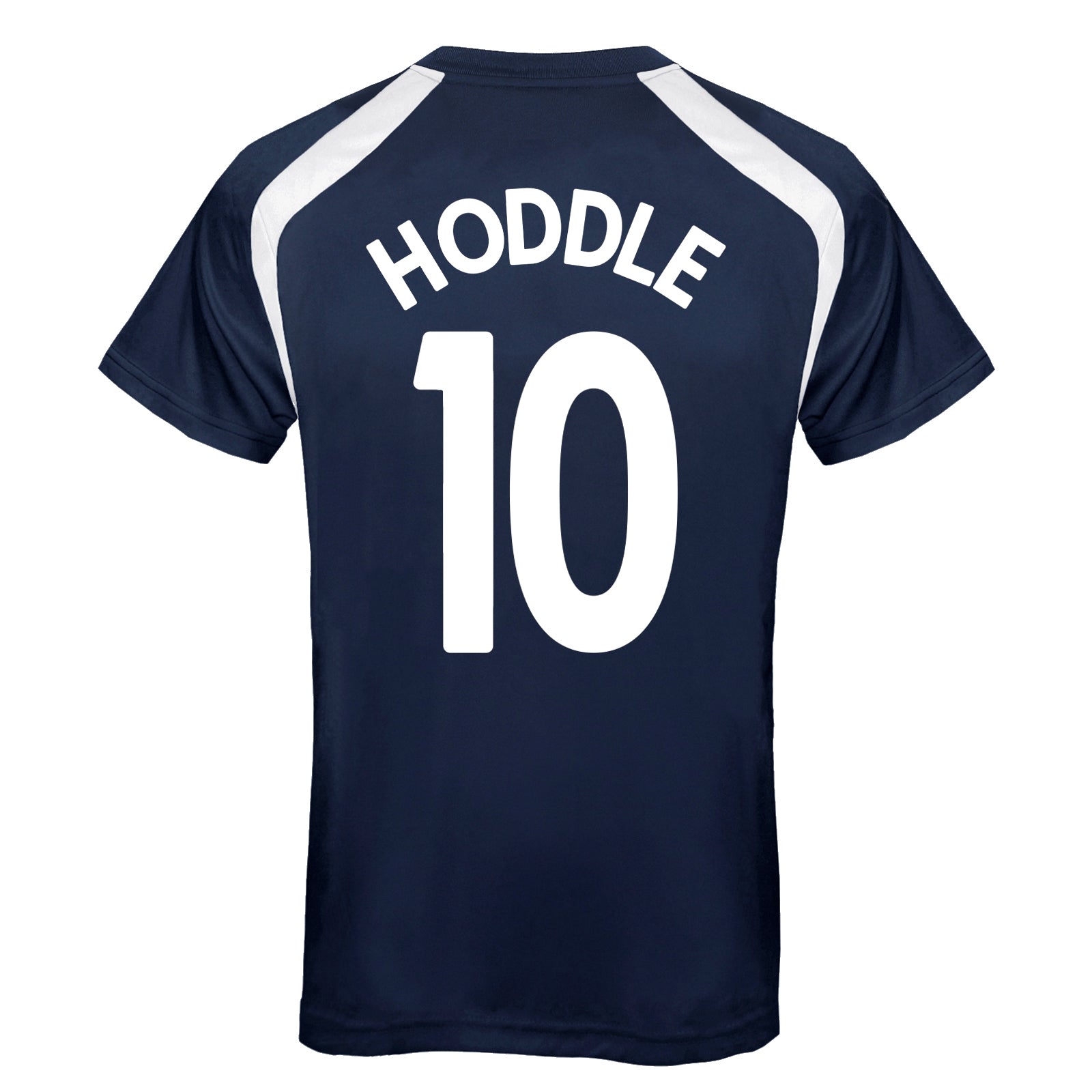 Spurs kids poly T-shirt in navy blue with club crest to chest