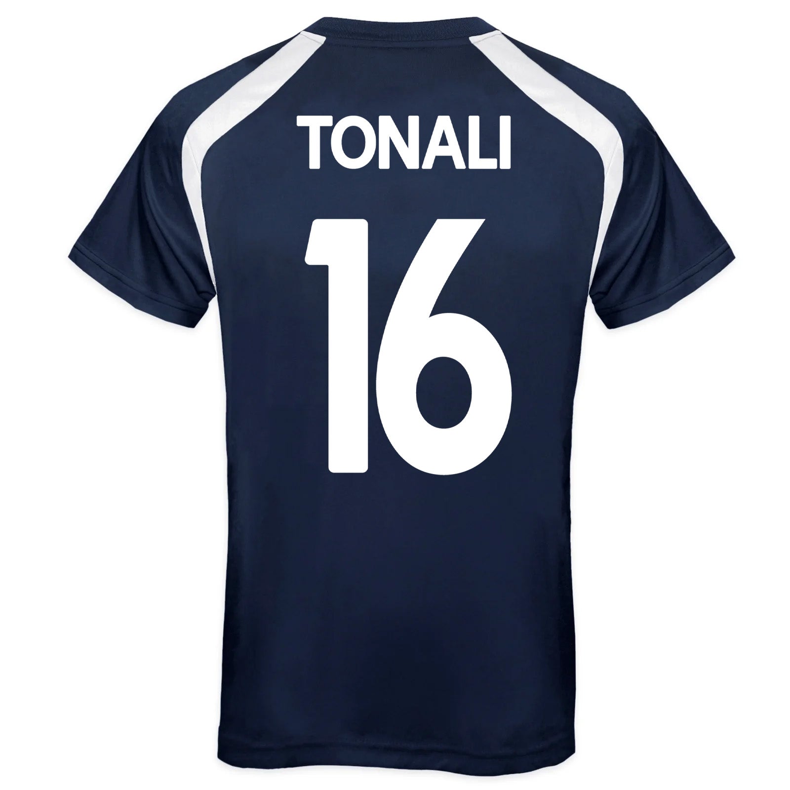 Spurs kids poly T-shirt in navy blue with club crest to chest