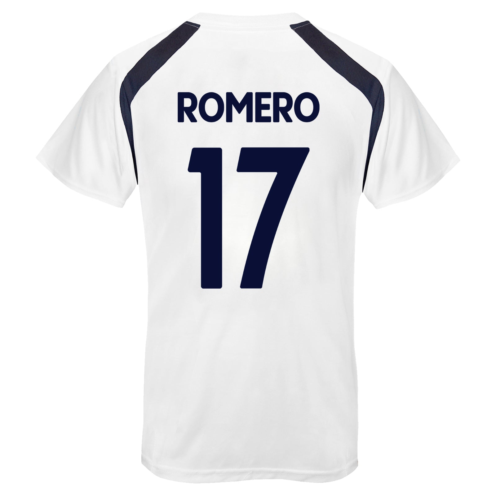 Spurs kids poly T-shirt in white with club crest to chest