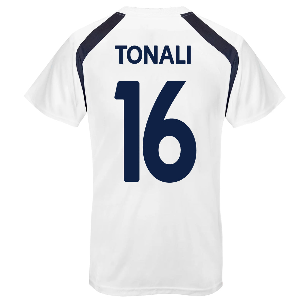 Spurs kids poly T-shirt in white with club crest to chest