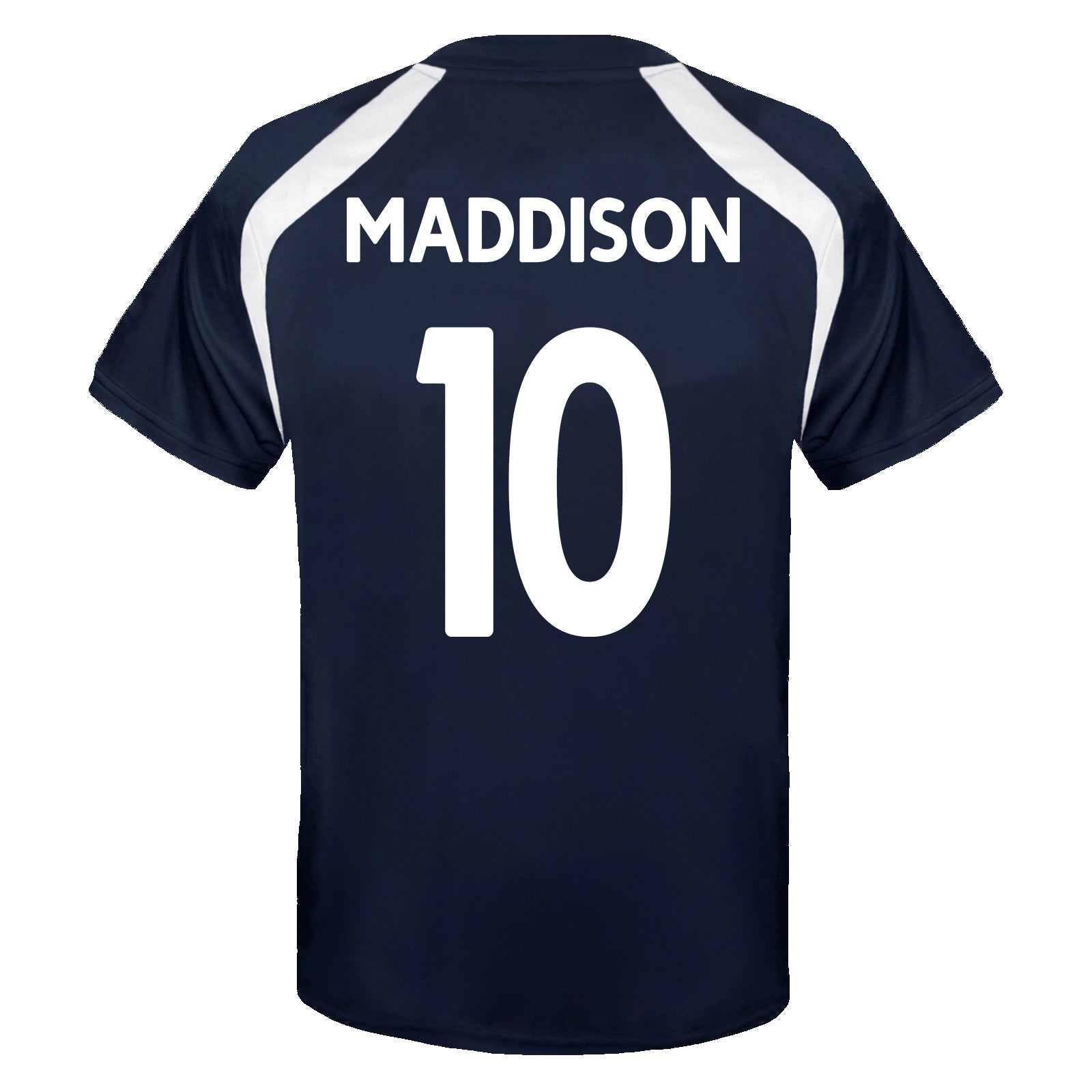 Spurs kids poly T-shirt in navy blue with club crest to chest