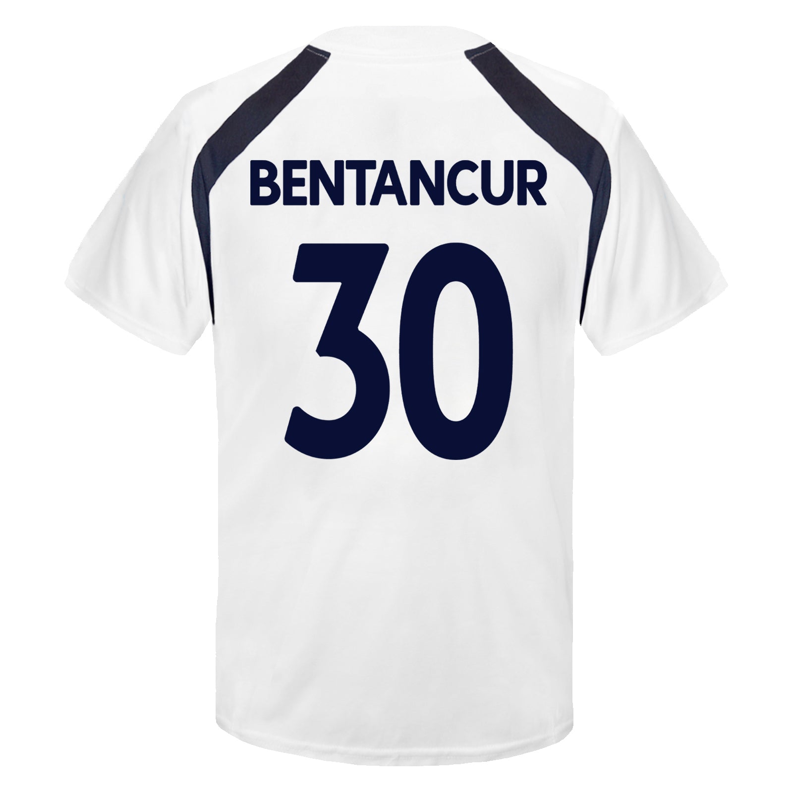 Spurs kids poly T-shirt in white with club crest to chest