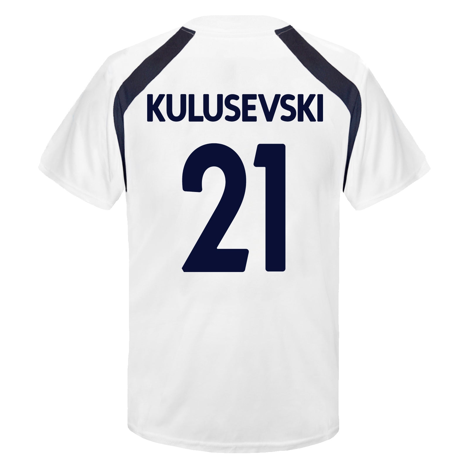 Spurs kids poly T-shirt in white with club crest to chest