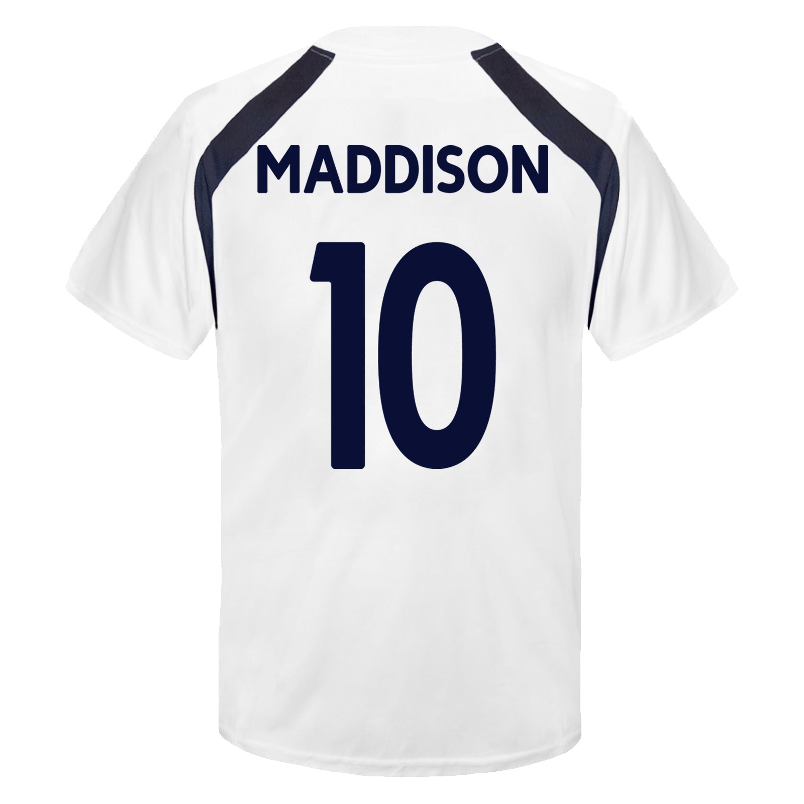 Spurs kids poly T-shirt in white with club crest to chest