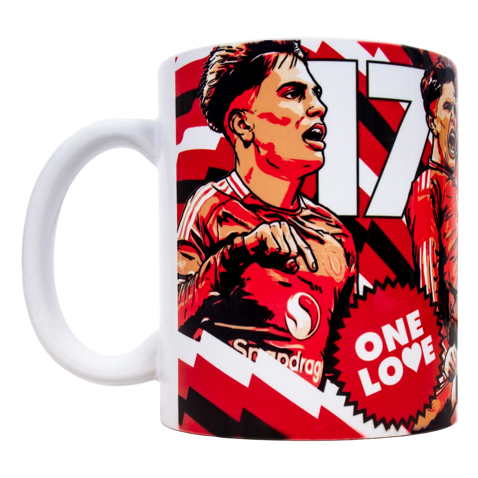 Man United mug - legends Garnacho in red