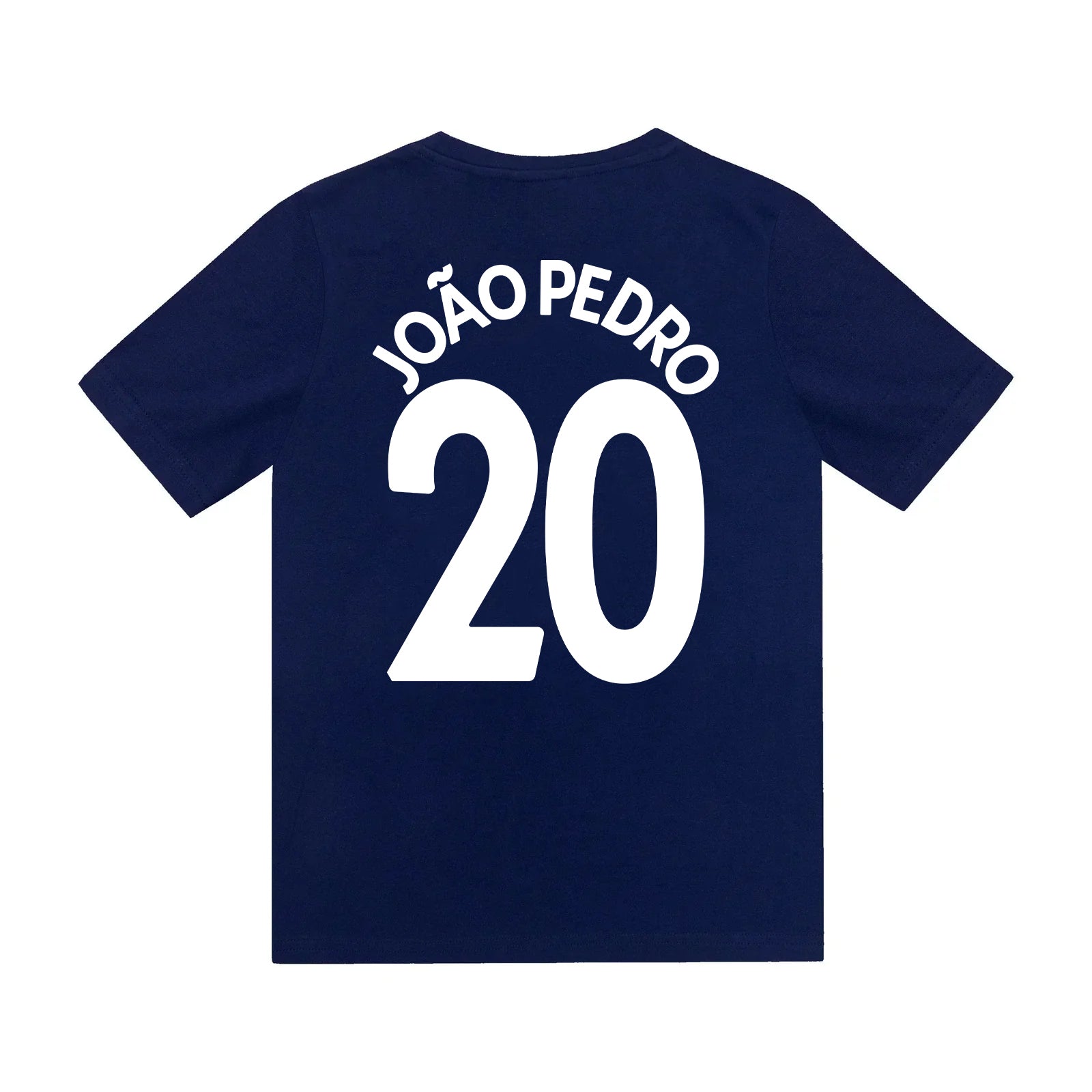 Chelsea kids pyjamas in blue. Short sleeve top with Chelsea branded graphic and shorts with CFC logo to the left leg