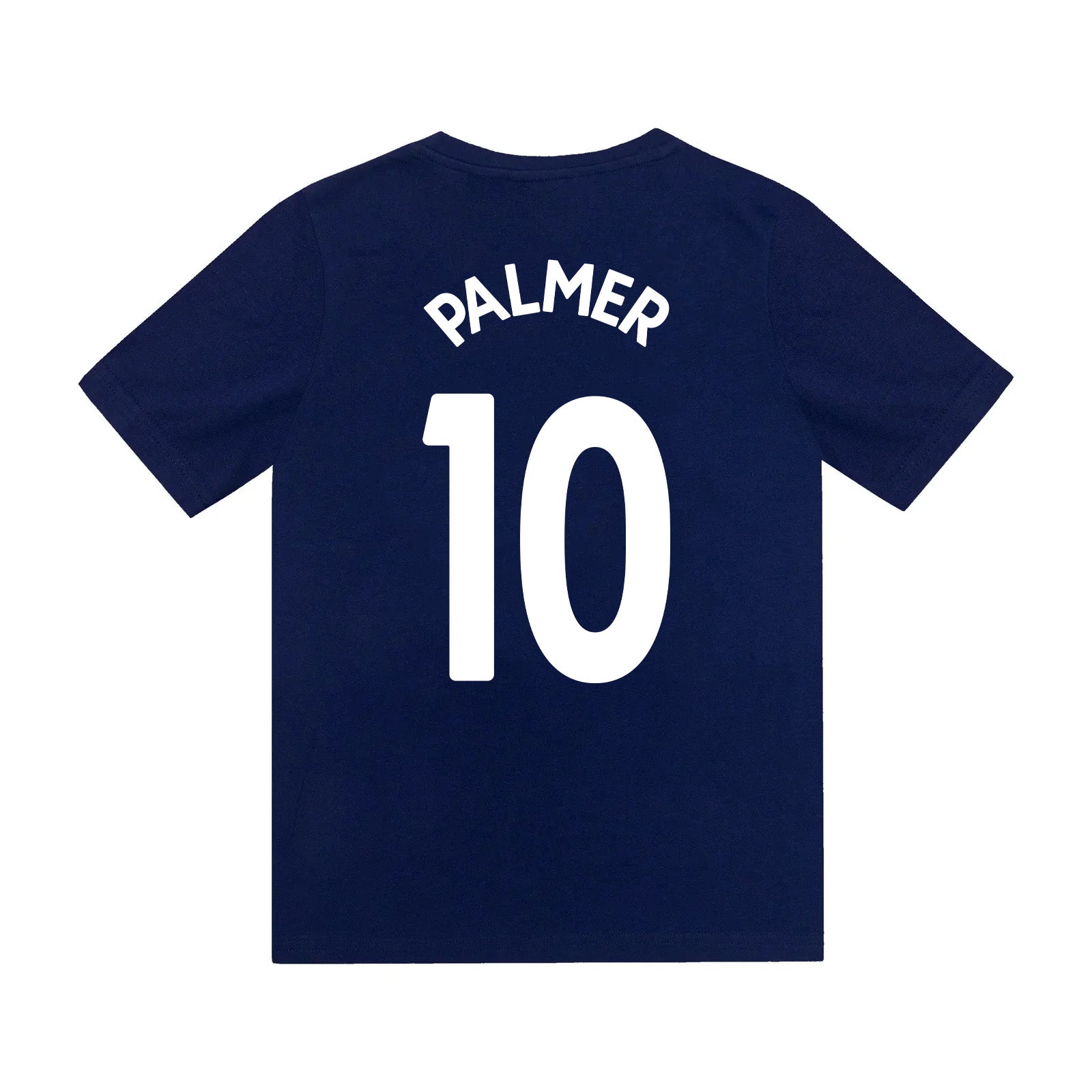 Chelsea kids pyjamas in blue. Short sleeve top with Chelsea branded graphic and shorts with CFC logo to the left leg