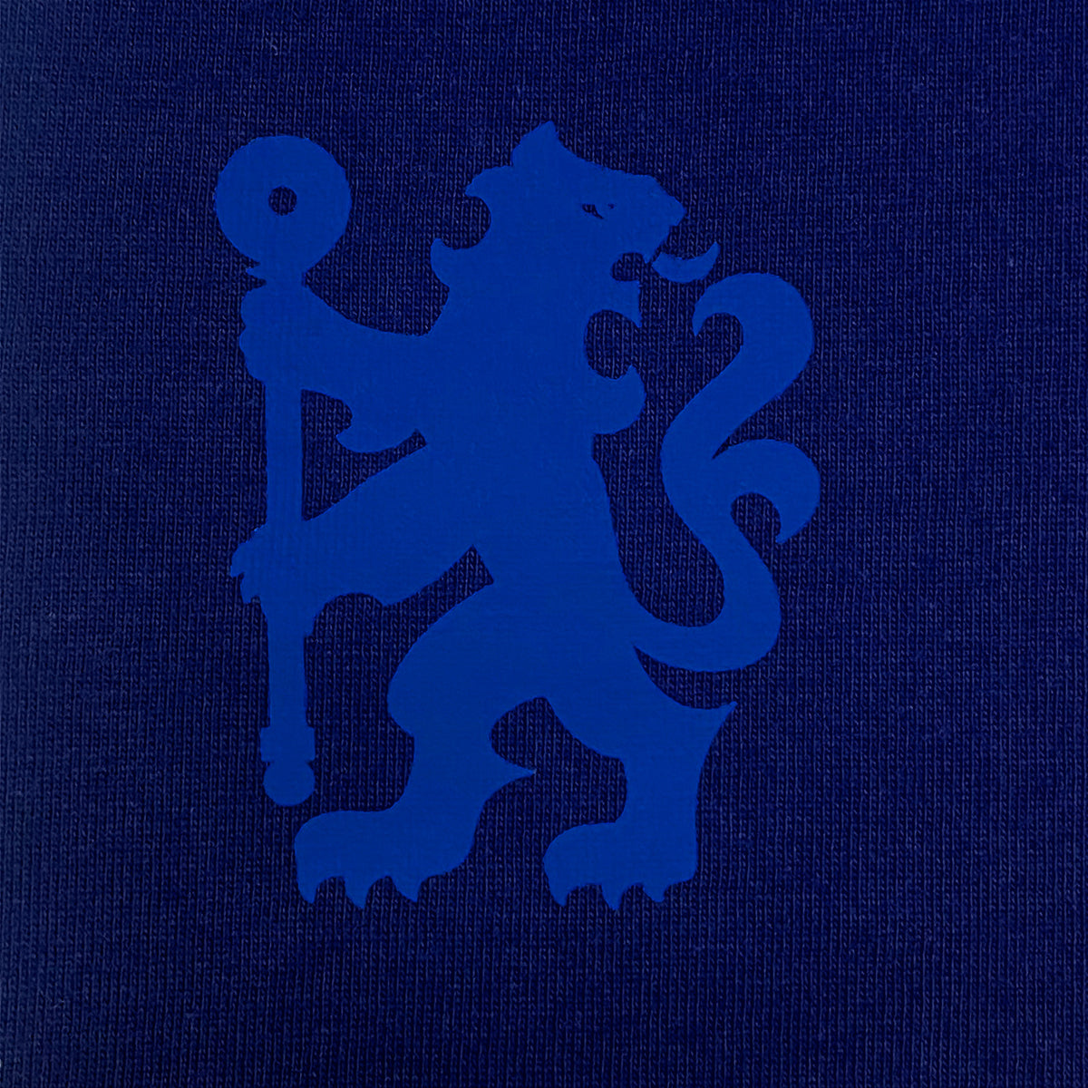 Chelsea kids pyjamas in blue. Short sleeve top with Chelsea branded graphic and shorts with CFC logo to the left leg