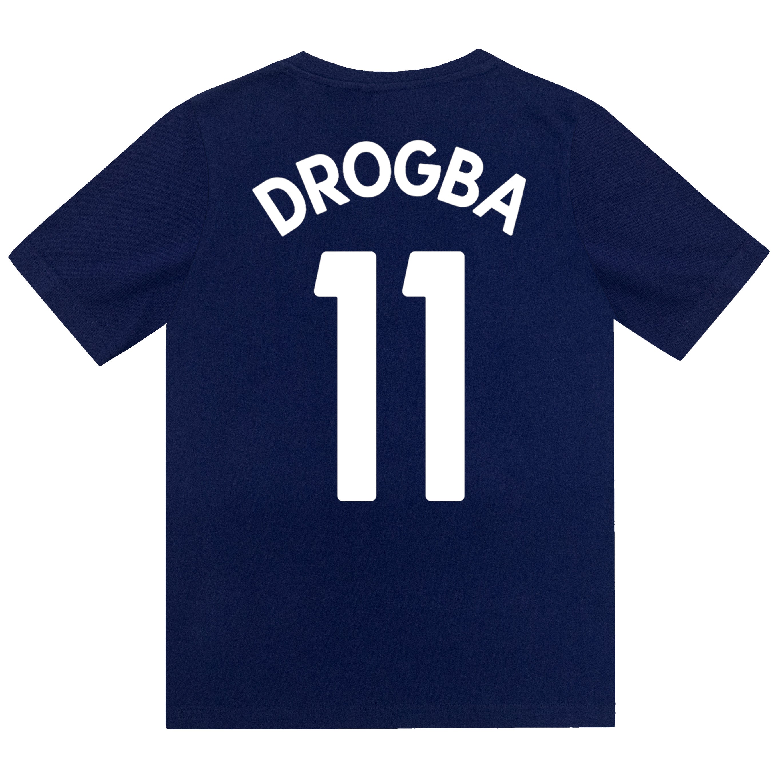 Chelsea kids pyjamas in blue. Short sleeve top with Chelsea branded graphic and shorts with CFC logo to the left leg