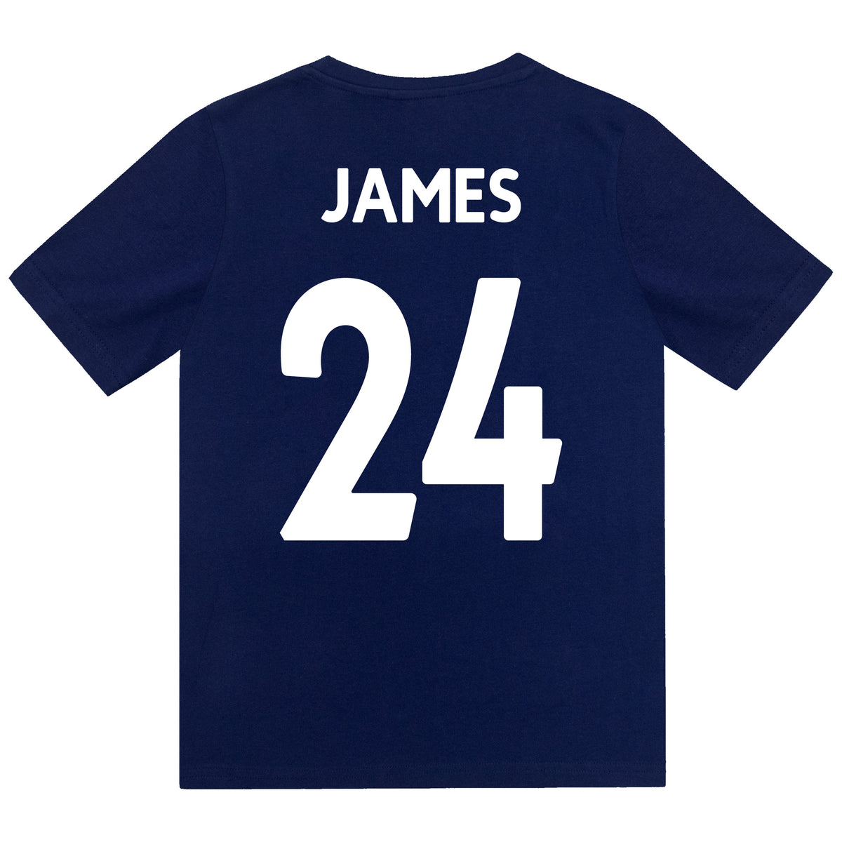Chelsea kids pyjamas in blue. Short sleeve top with Chelsea branded graphic and shorts with CFC logo to the left leg