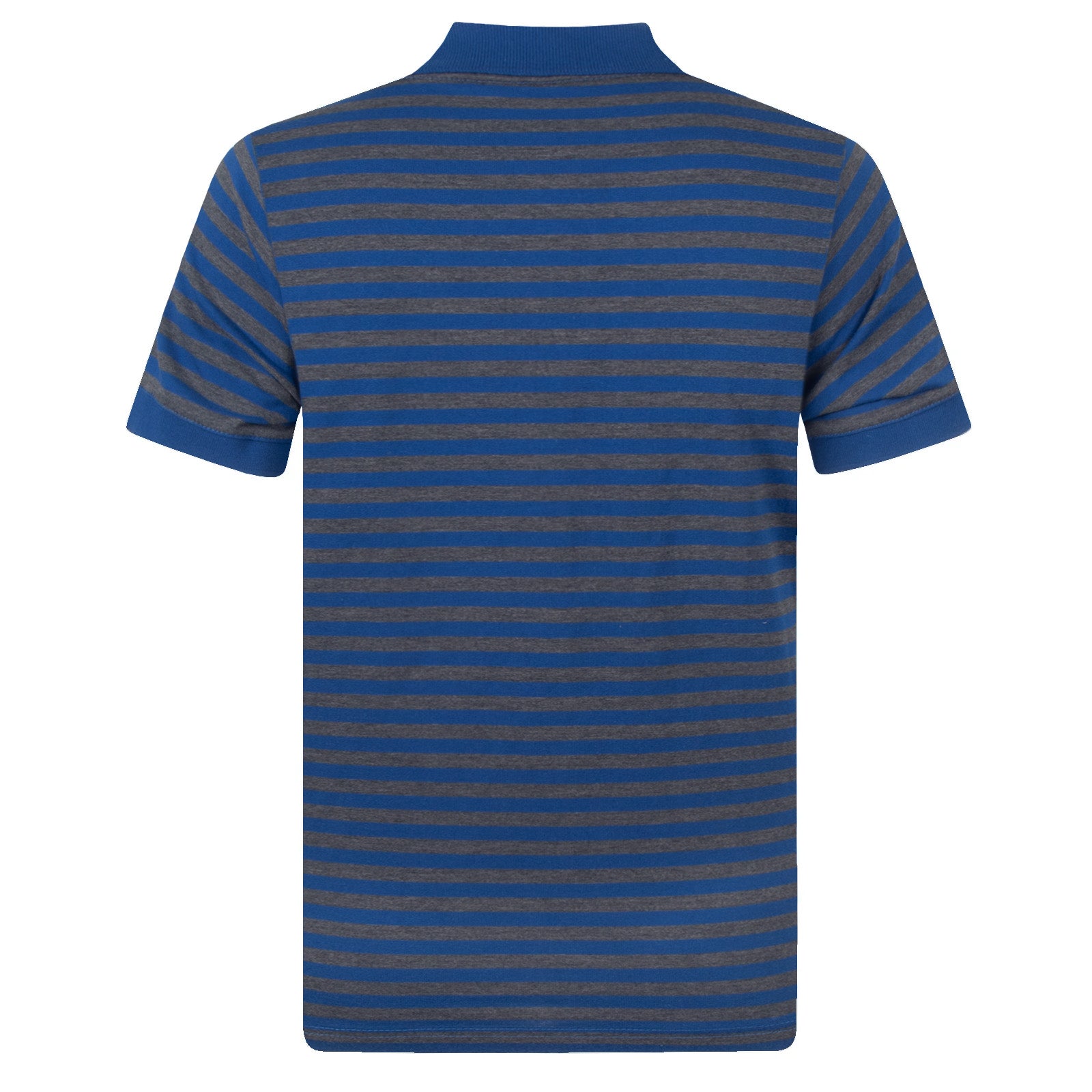 Spurs adults striped polo shirt in blue & grey with club crest to chest.