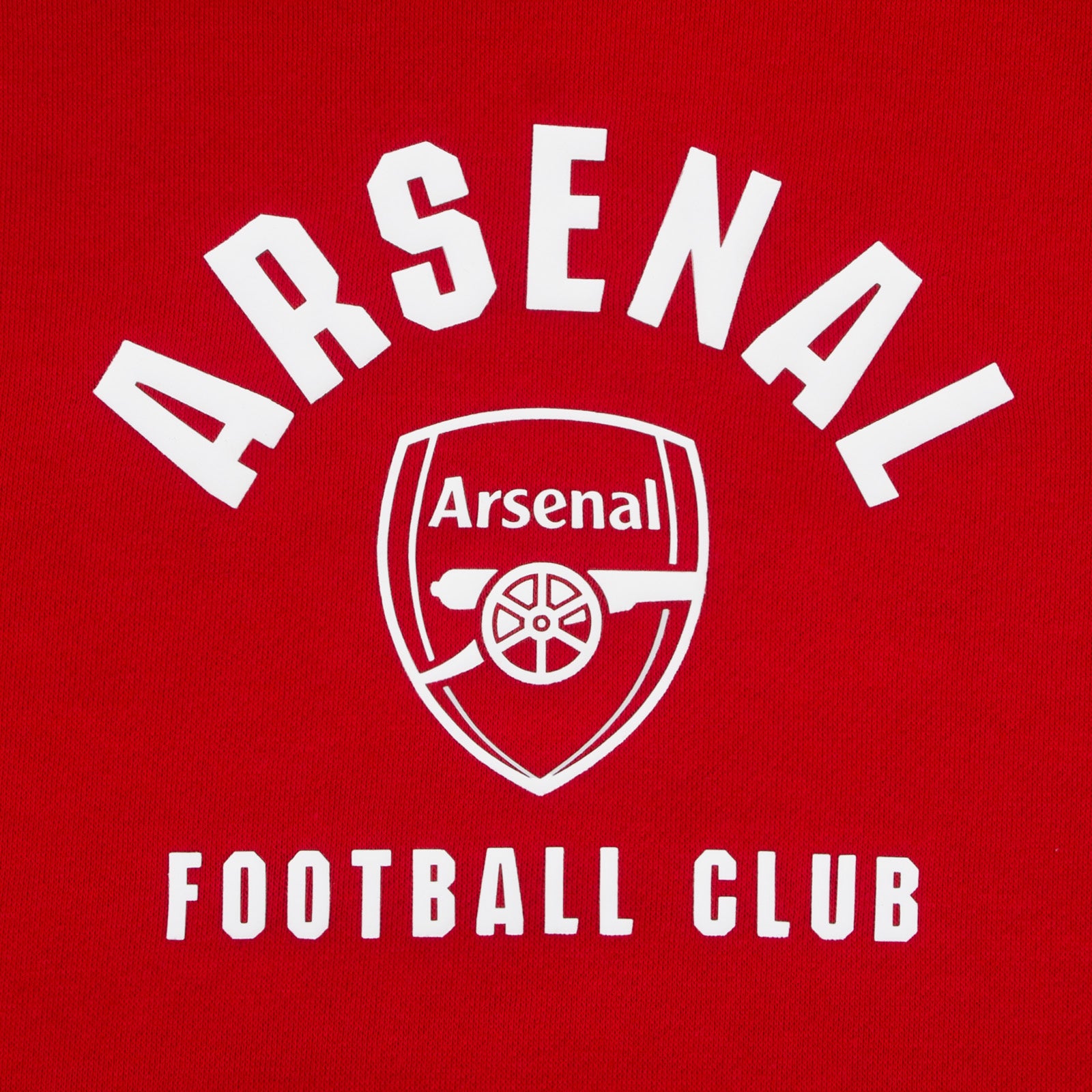 Arsenal kids hoodie in red with the famous Gunners crest to the centre of the front.