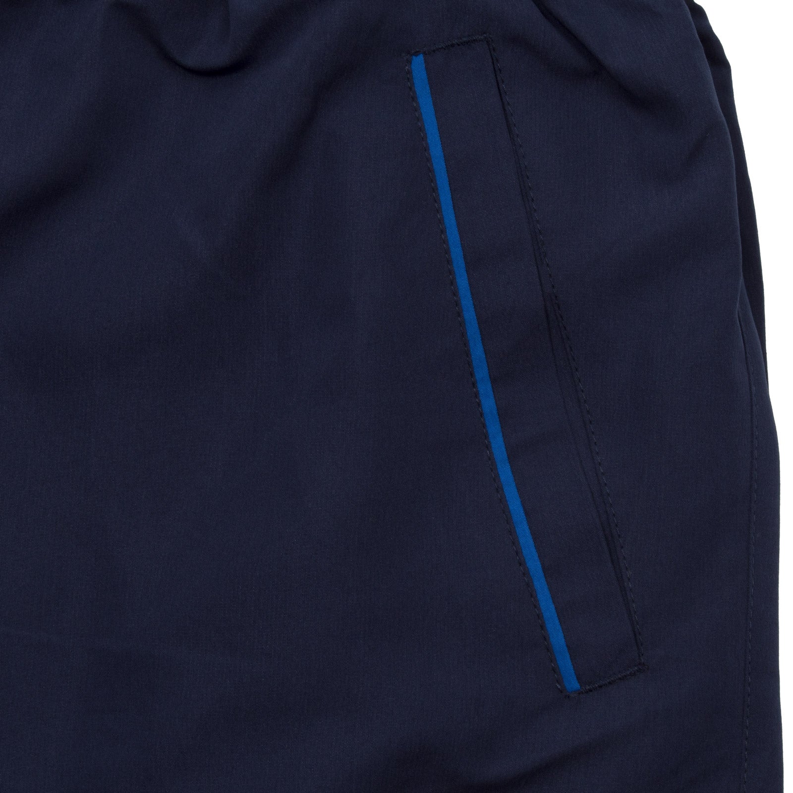 Chelsea adults tracksuit in navy blue with club crest to chest and left thigh