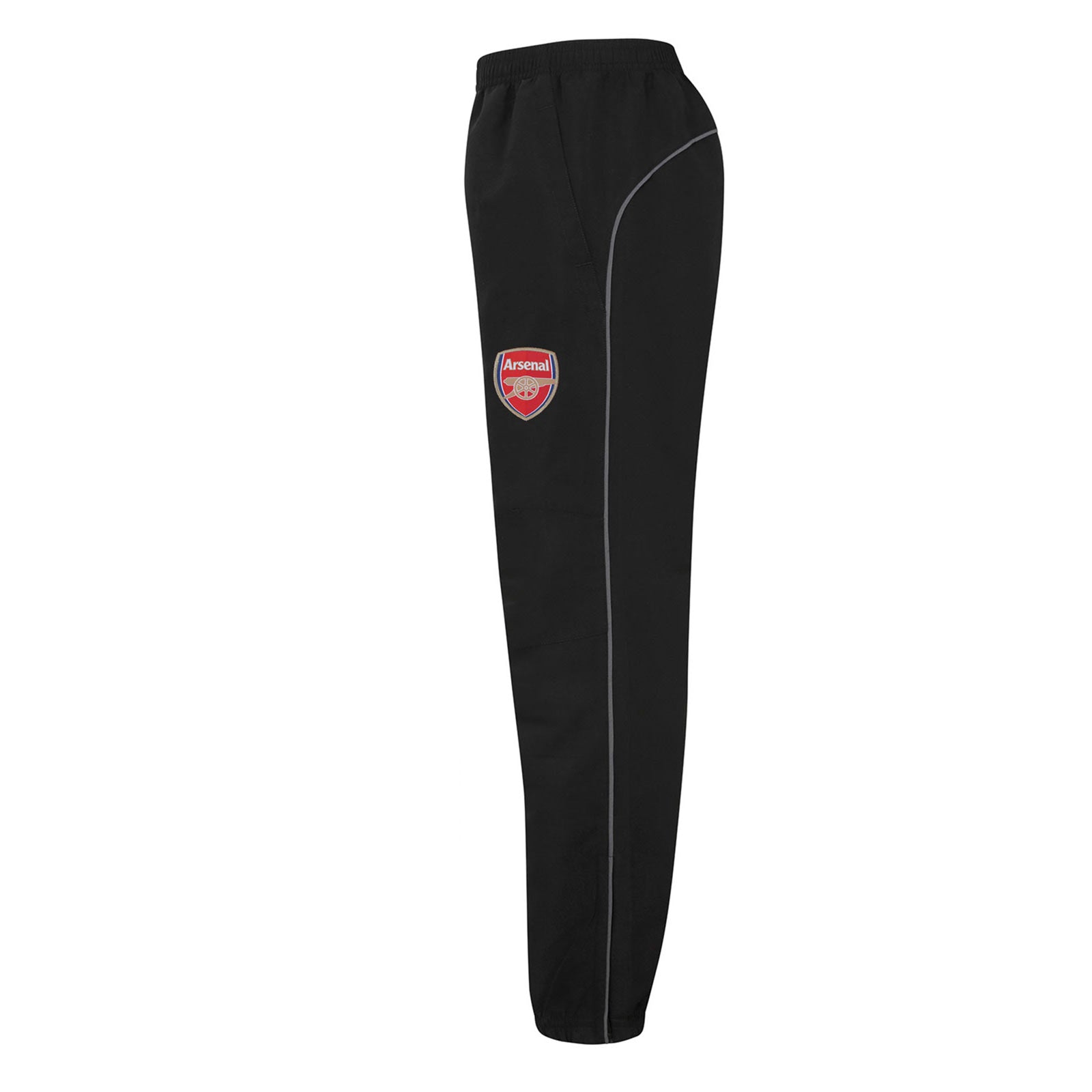 Arsenal kids tracksuit in grey with club crest to chest and left thigh