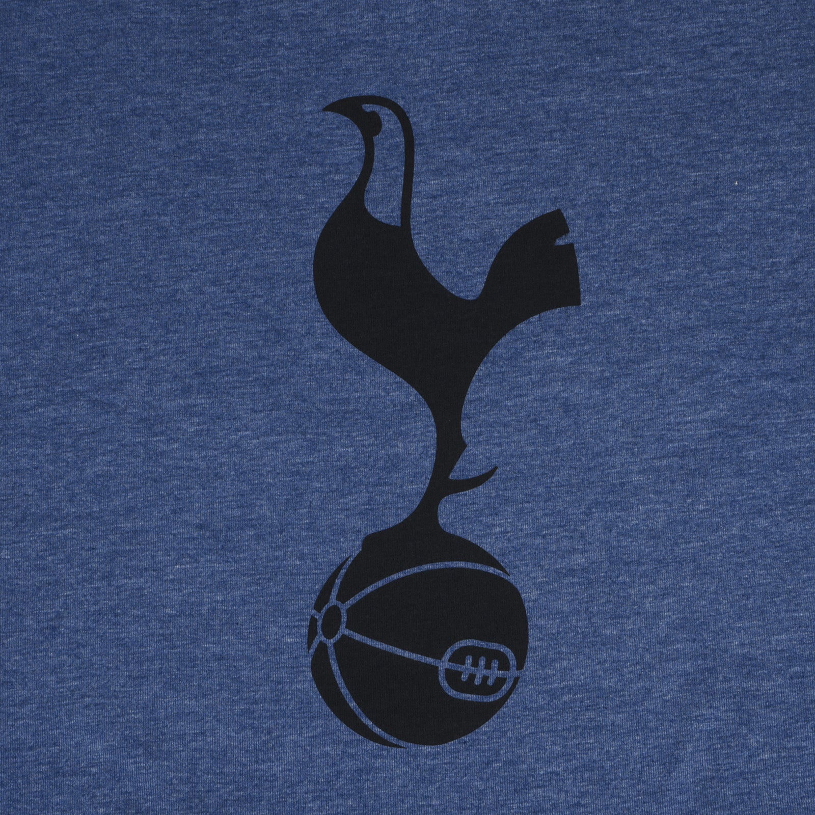 Spurs adults pyjama set in navy marl with a short sleeve t-shirt & graphic and shorts with club logo to the leg.