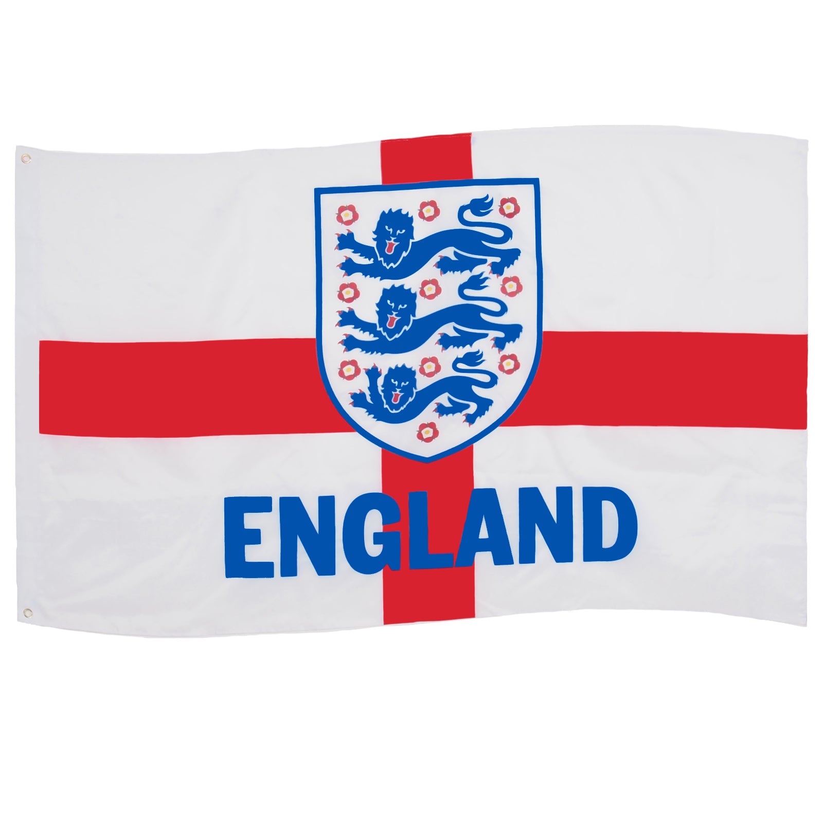England football 5ft x 3ft flag with large England crest & text print.