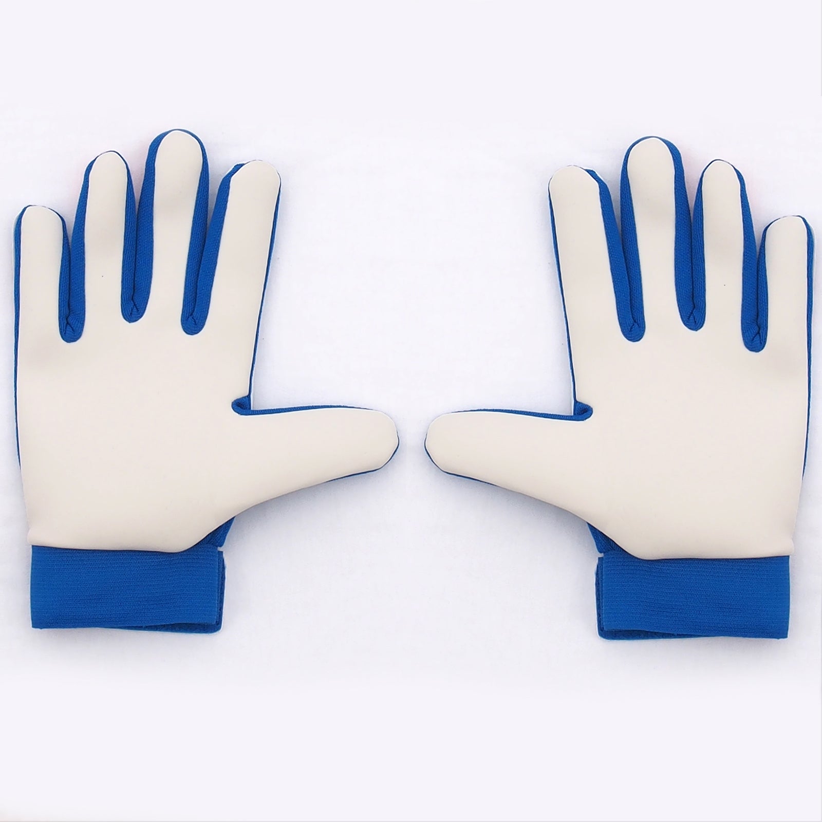 FC Barcalona blue goalkeeper gloves with FCB crest & text print to each glove