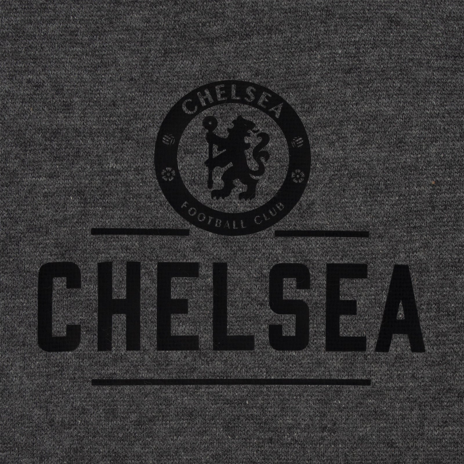 Chelsea adults zip hoodie in grey with club crest and Chelsea 1905 text on the left chest.