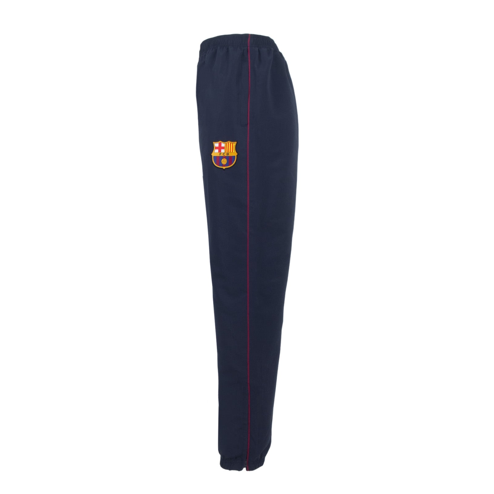 FC Barcelona adults tracksuit in navy blue with club crest to chest and left thigh