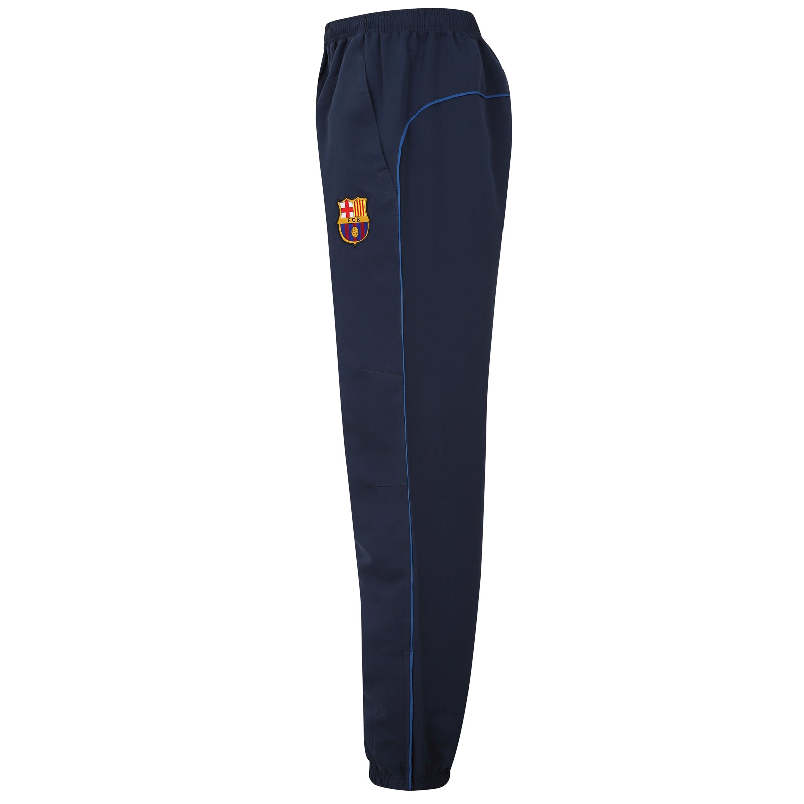 FC Barcelona adults tracksuit in reflex blue with club crest to chest and left thigh