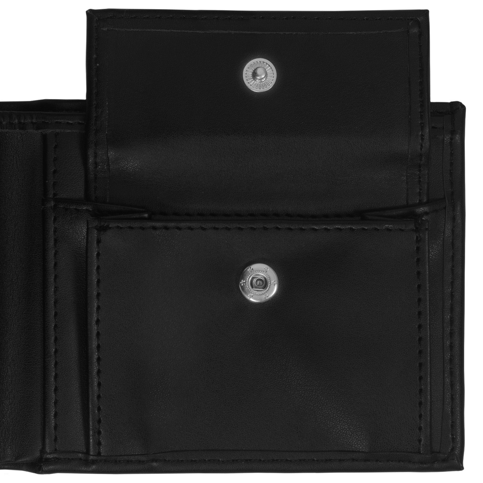 West Ham faux leather wallet in black with embossed club crest