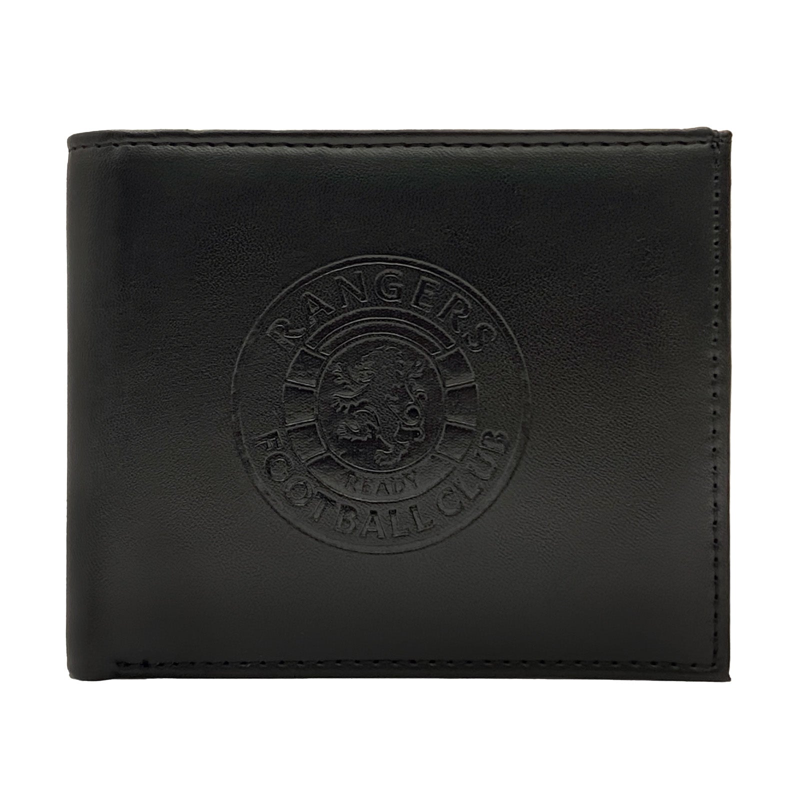 Rangers faux leather wallet in brown with embossed club crest
