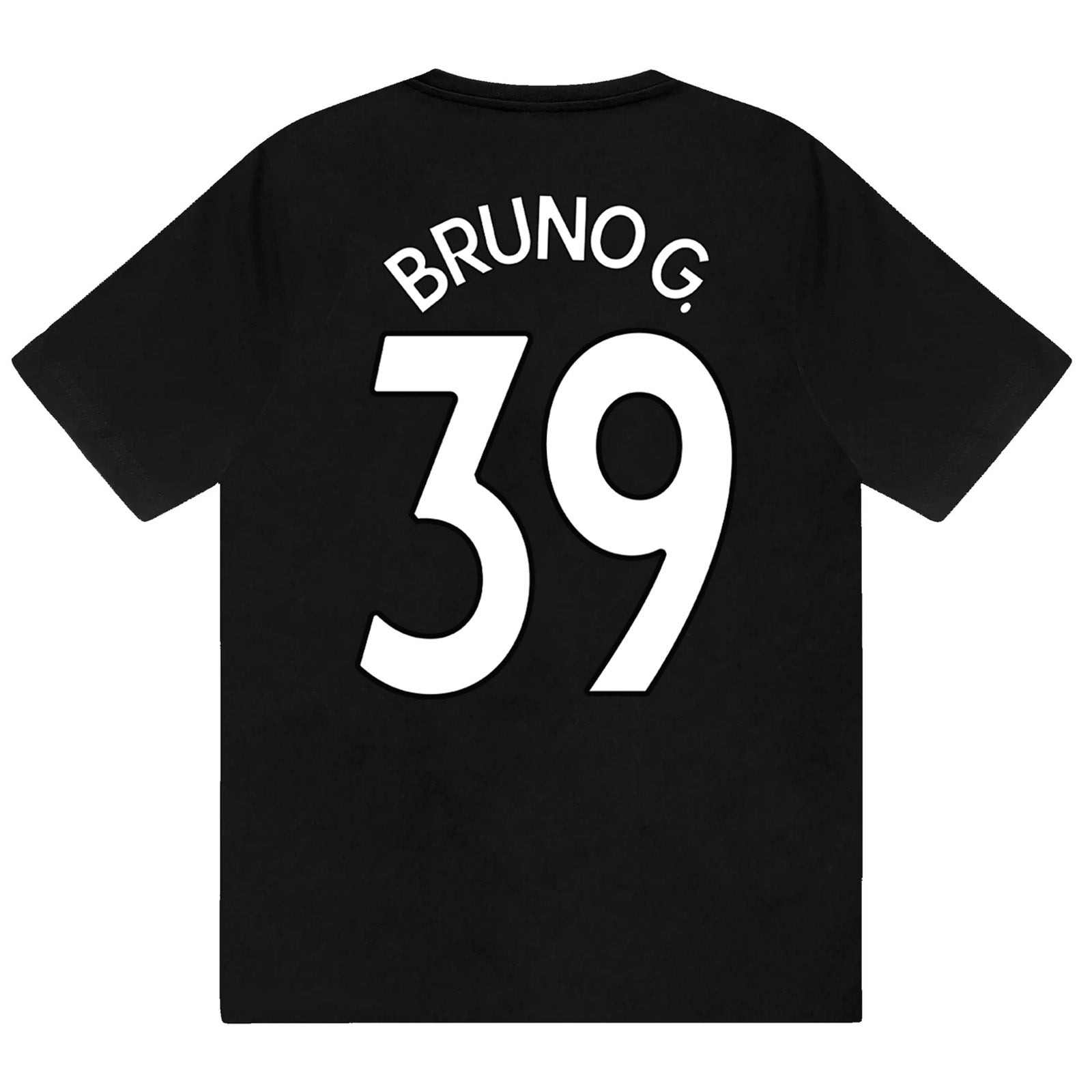 Newcastle Utd kids pyjamas in black & white. Short sleeve top with graphic and shorts with crest to the left leg