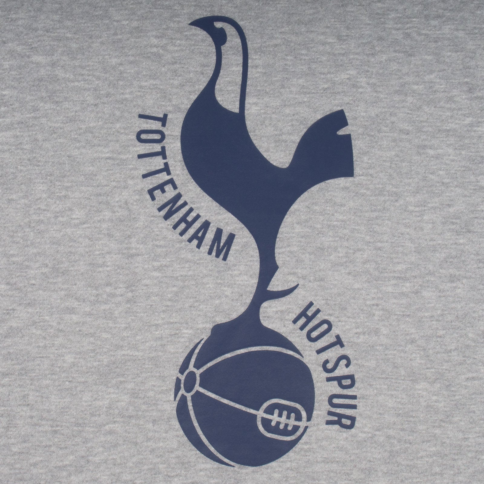 Spurs adults hoodie in grey with club crest & text print to front.