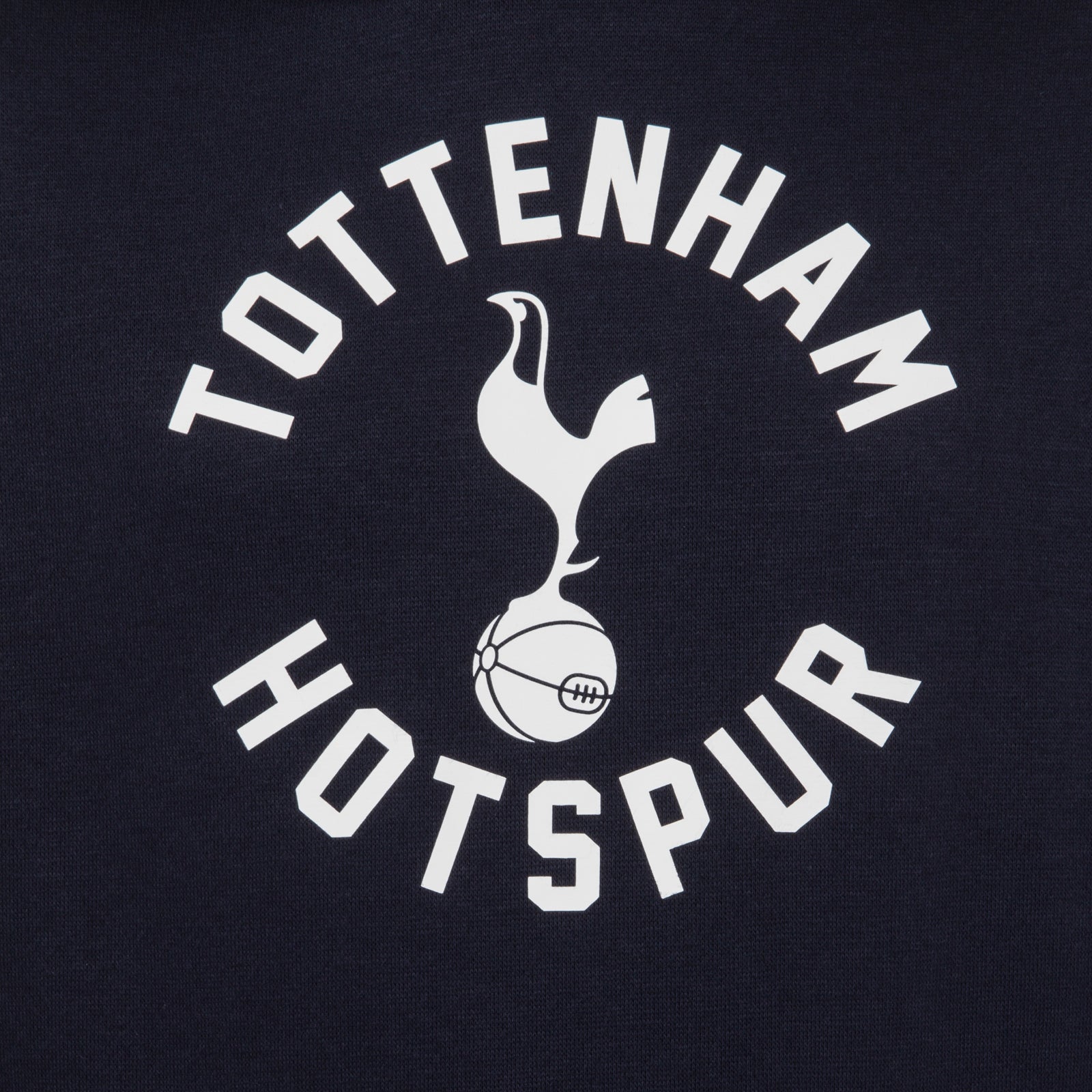 Spurs kids hoodie in navy blue with club crest & text print to front.