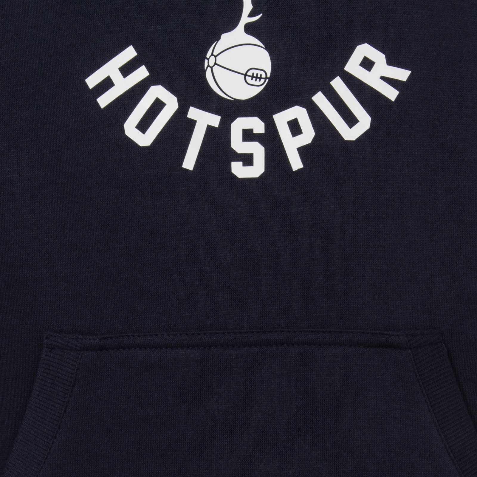 Spurs kids hoodie in navy blue with club crest & text print to front.