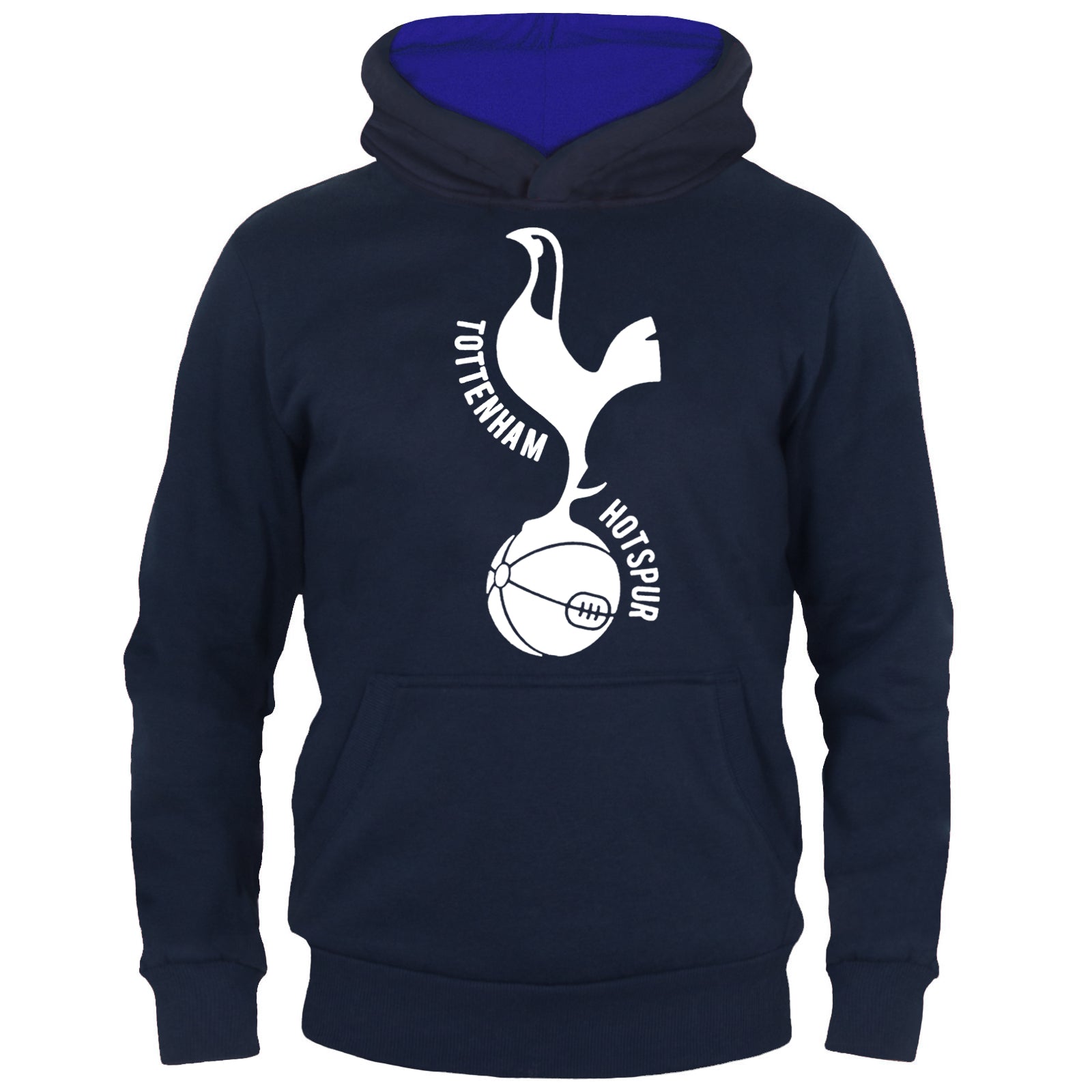 Spurs kids hoodie in navy blue with club crest & text print to front.