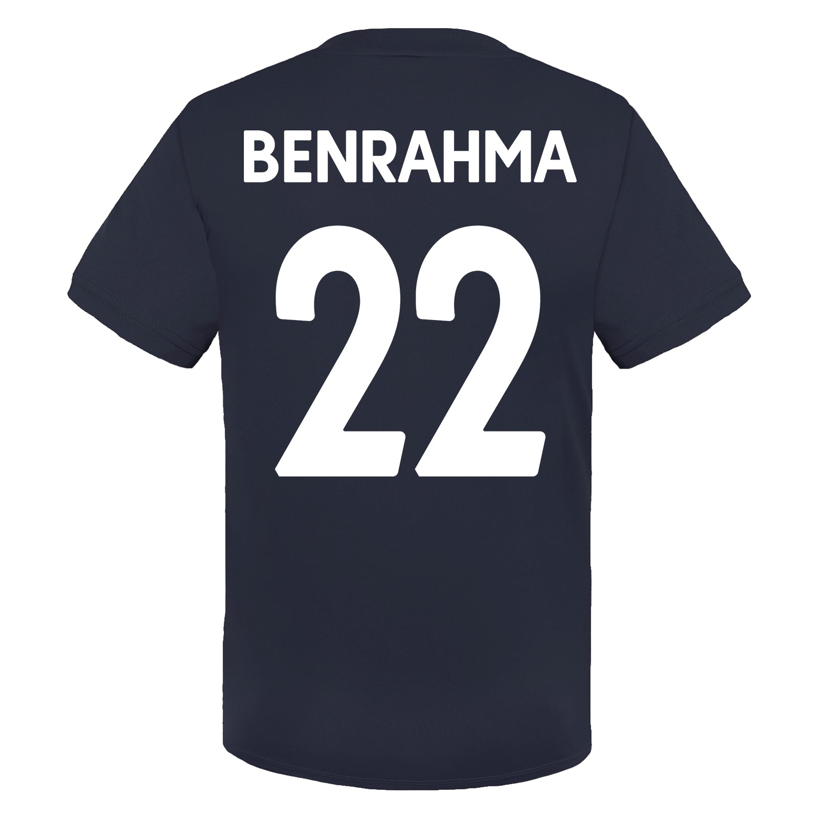 West Ham kids poly T-shirt in navy blue with club crest to chest