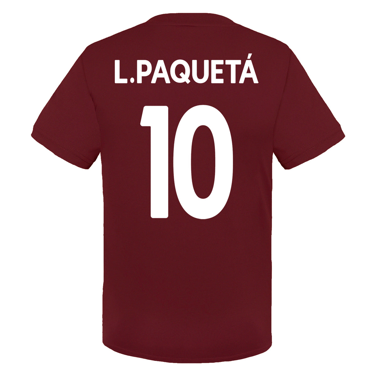 West Ham kids poly T-shirt in claret with club crest to chest