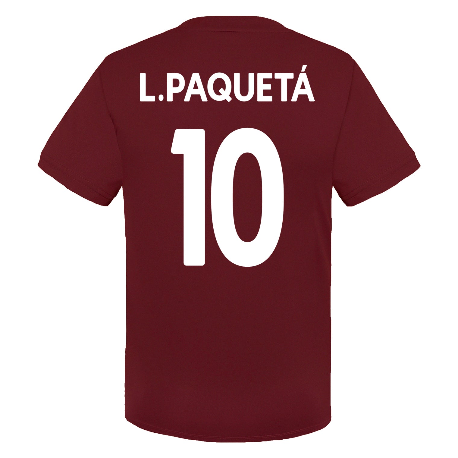West Ham kids poly T-shirt in claret with club crest to chest